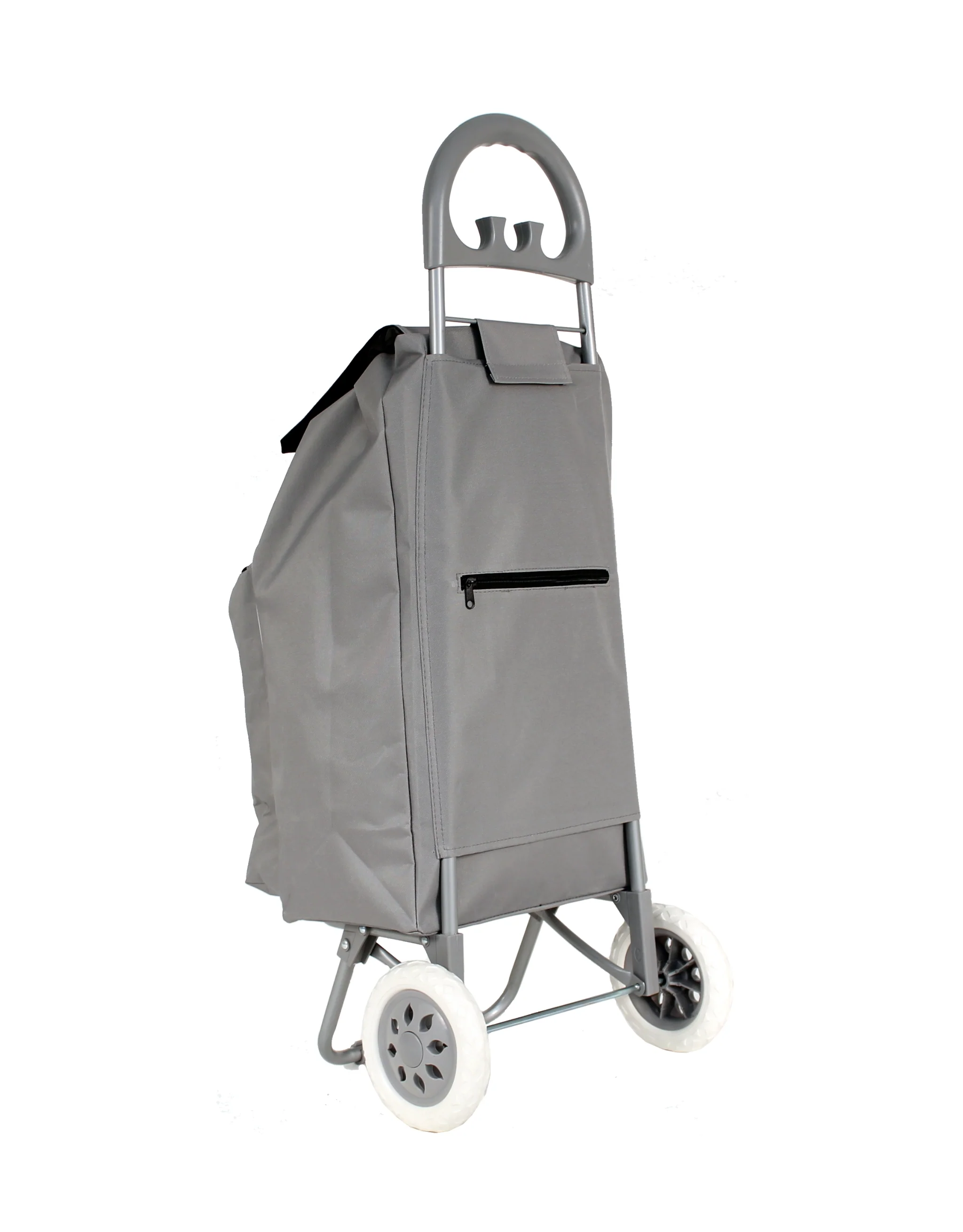70 Litre Shopping Trolley - Grey - Image 2