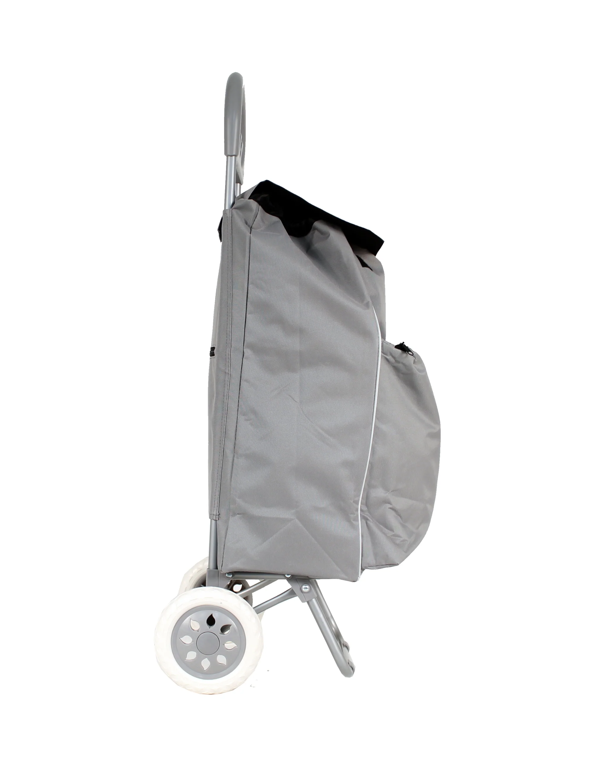 70 Litre Shopping Trolley - Grey - Image 3