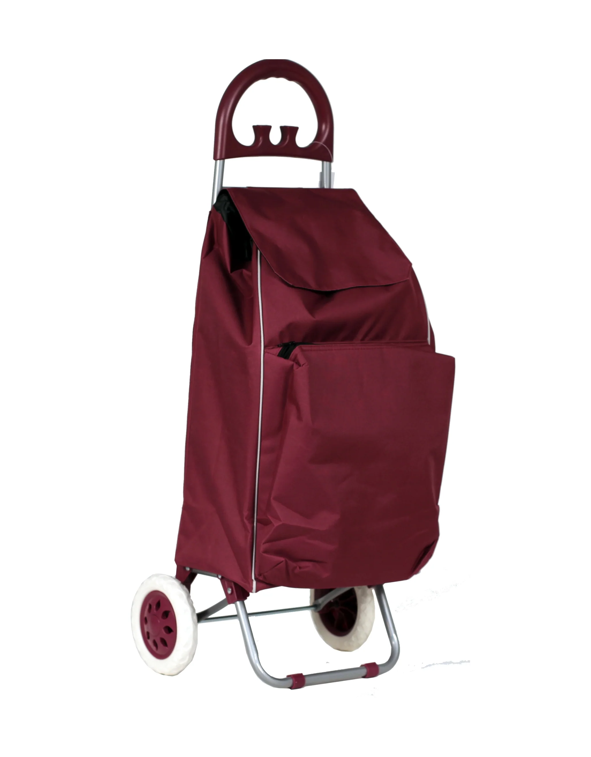70 Litre Shopping Trolley - Plum