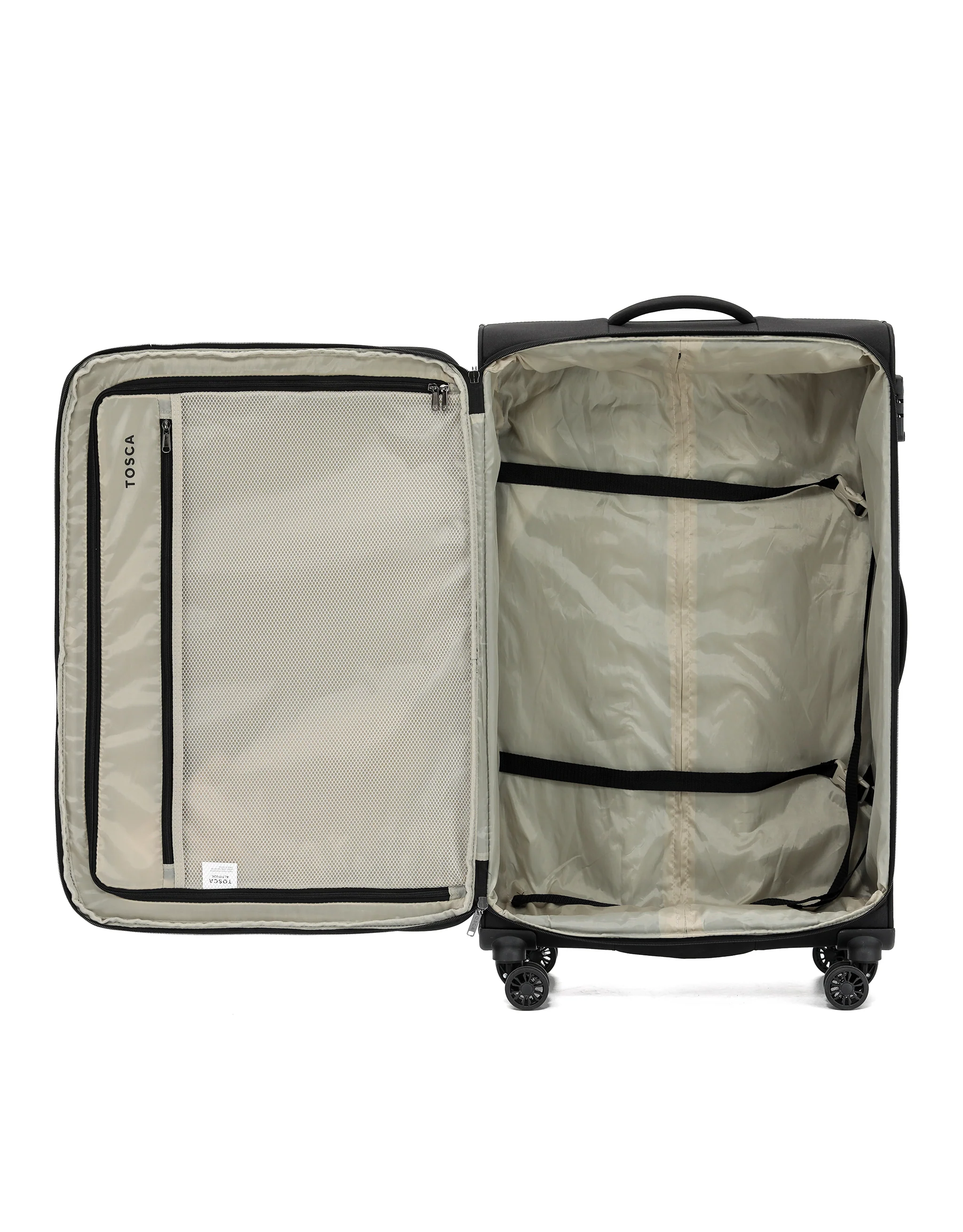 Altitude 78cm Large Soft Suitcase - Black - Image 3