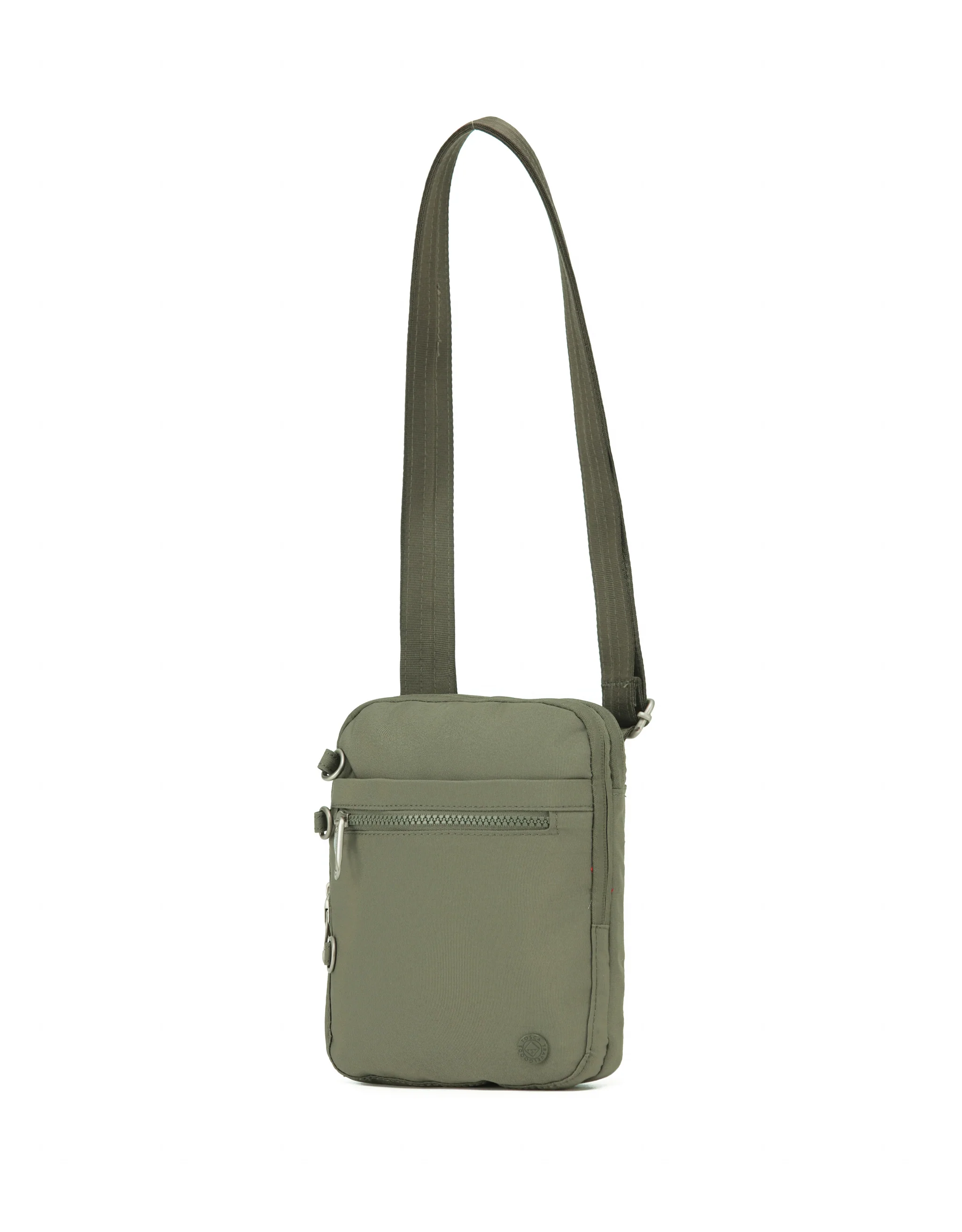 Anti-Theft Cross Body Shoulder Bag - Khaki