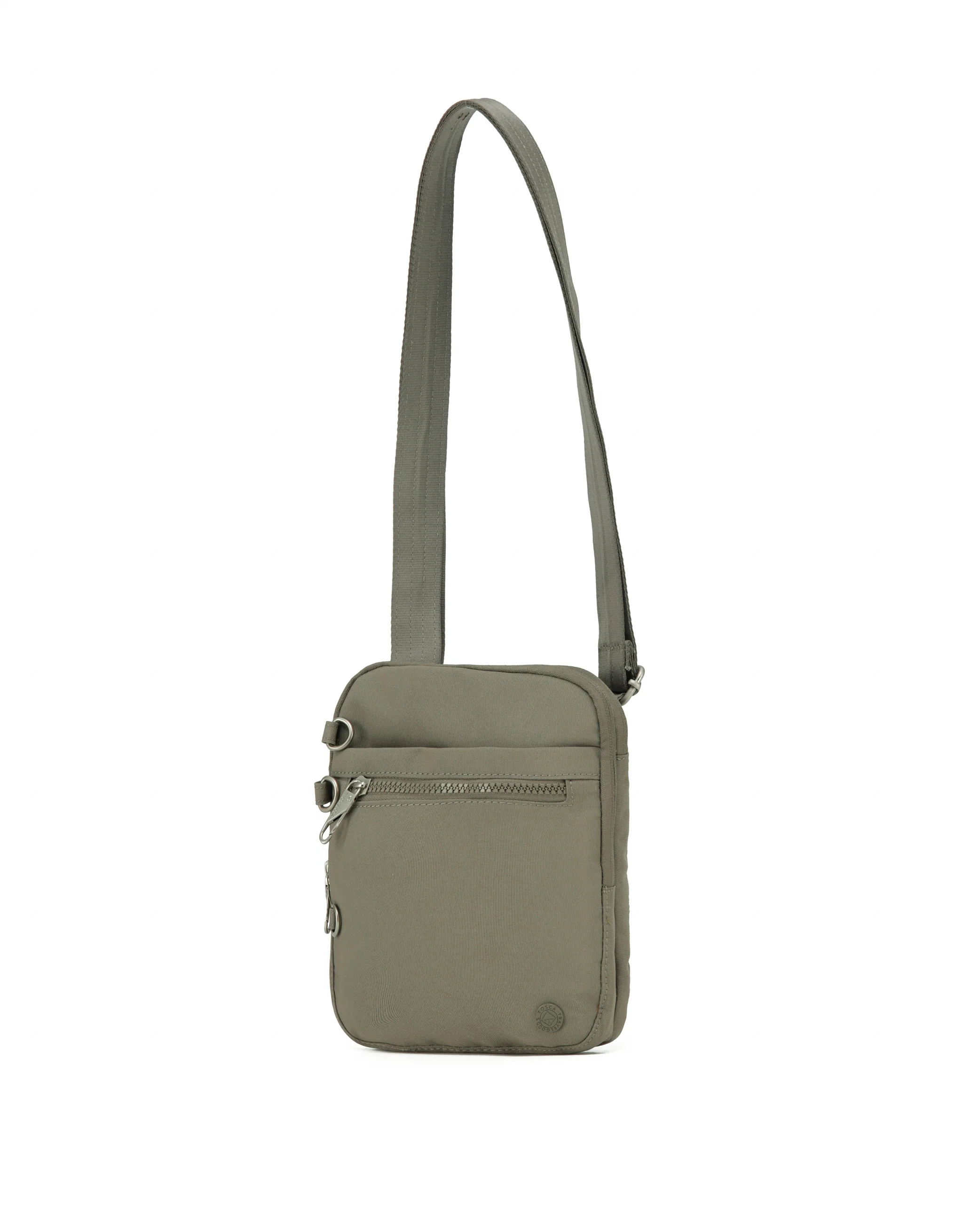 Anti-Theft Cross Body Shoulder Bag - Taupe