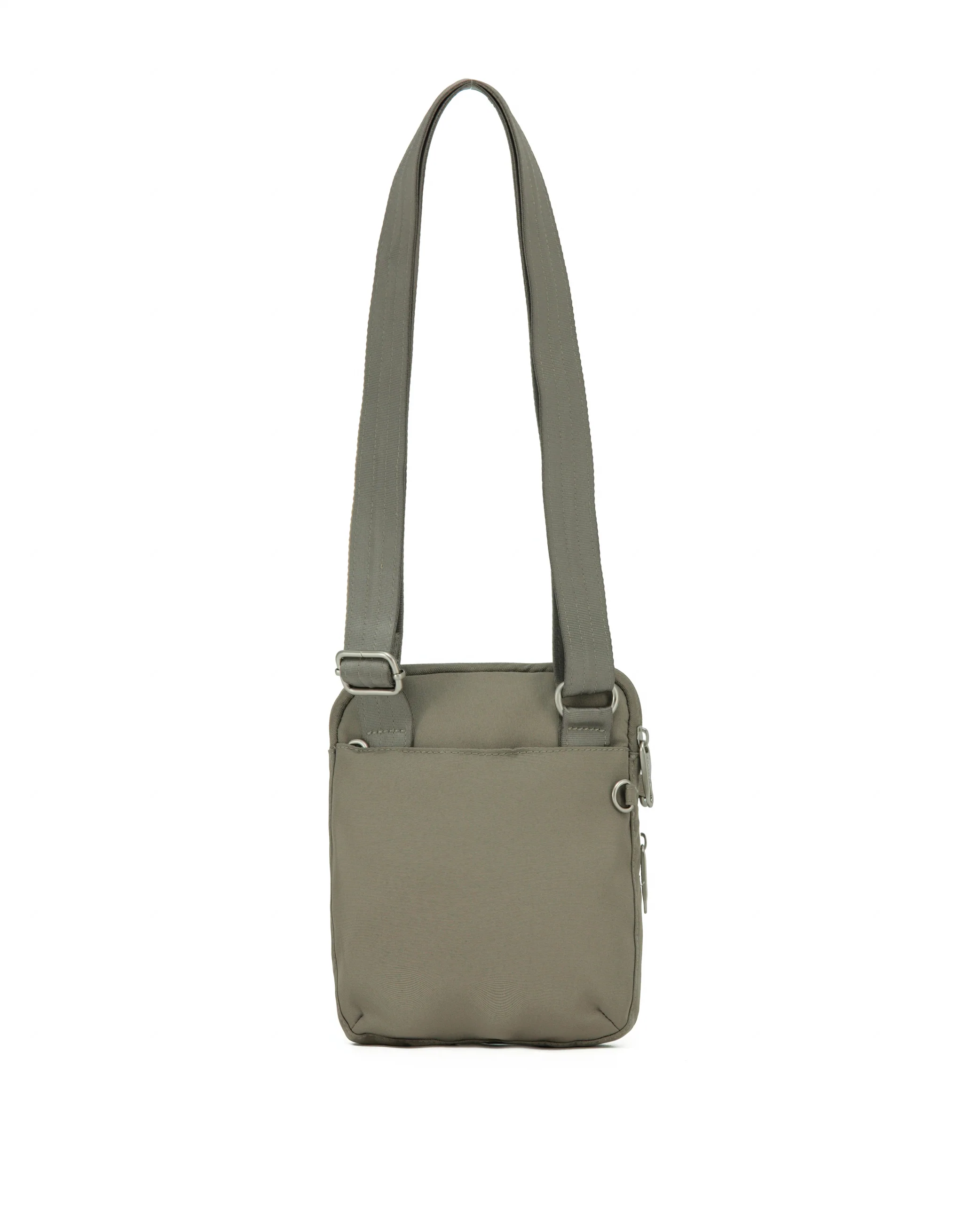 Anti-Theft Cross Body Shoulder Bag - Taupe - Image 2