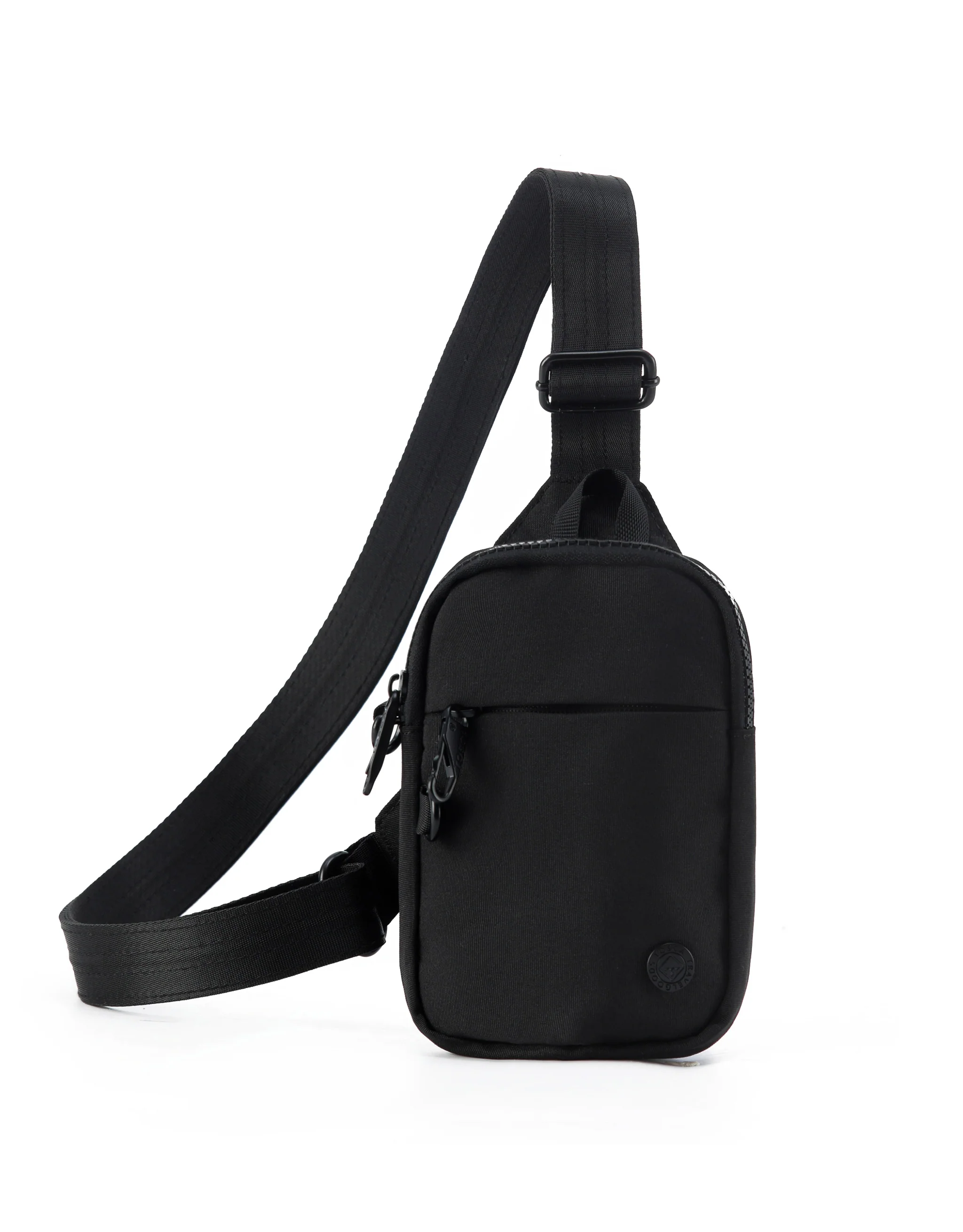 Anti Theft Small Slinger Bag - Black