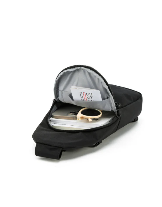 Anti Theft Slinger Bag - Black - Image 3
