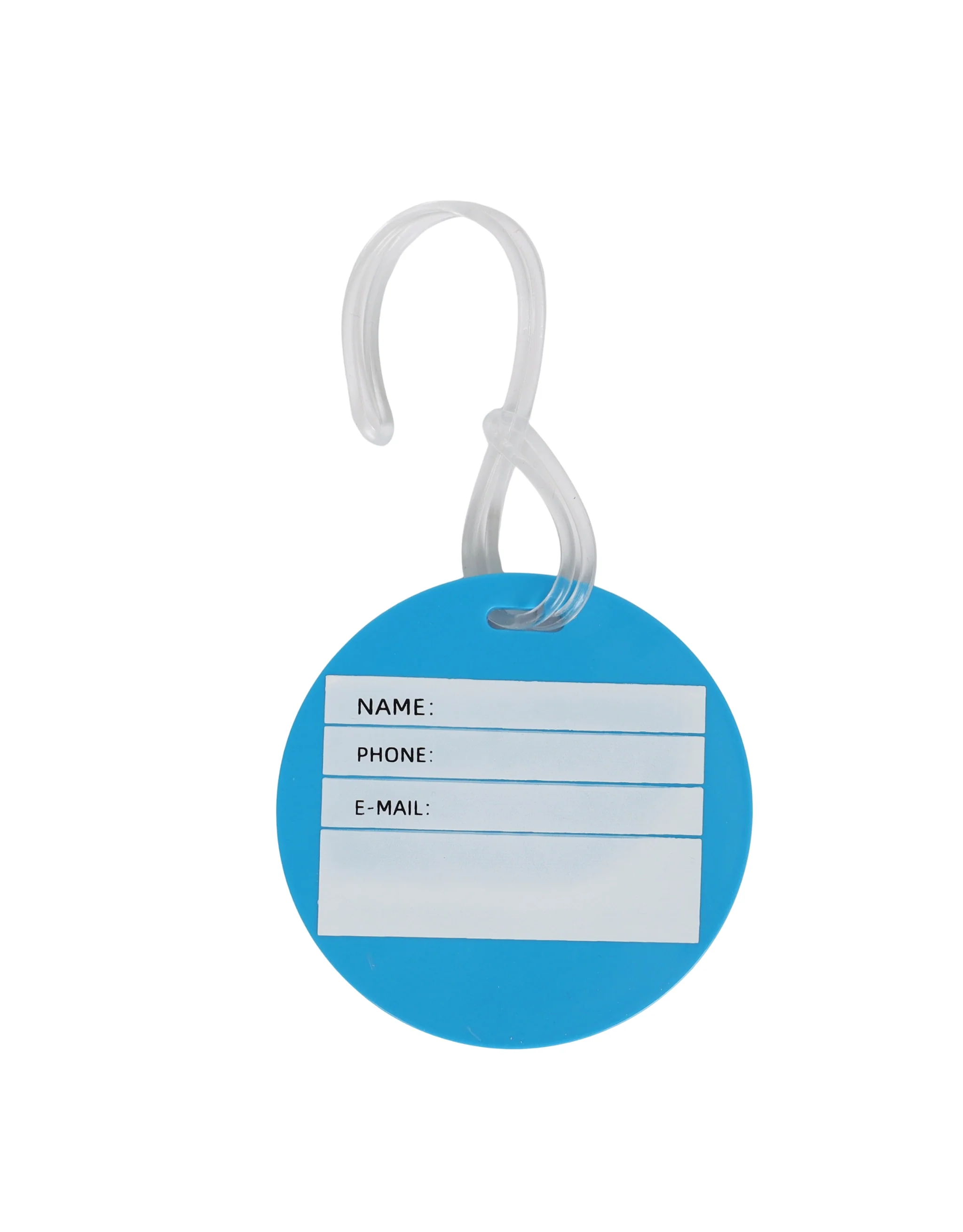 Attitude Luggage Tag - Happy Face - Blue - Image 2