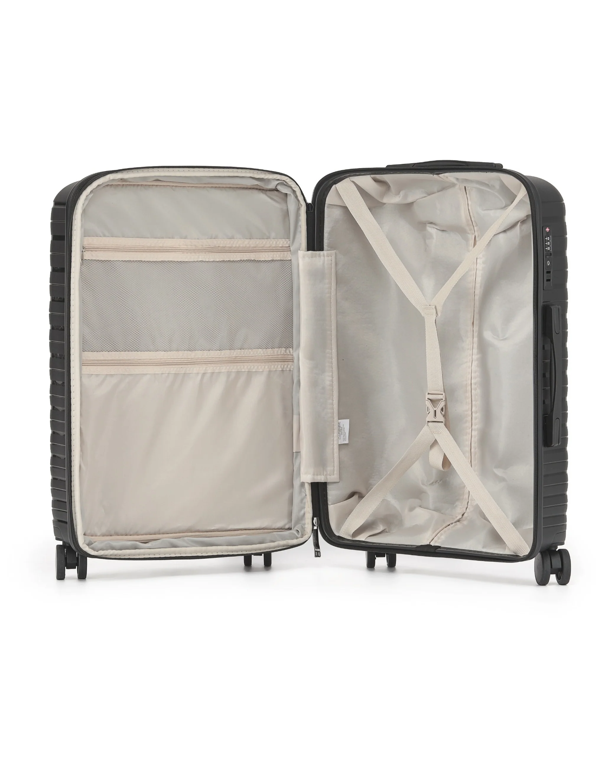 Aus Luggage Astro 65cm Medium Hard Suitcase - Black - Image 3
