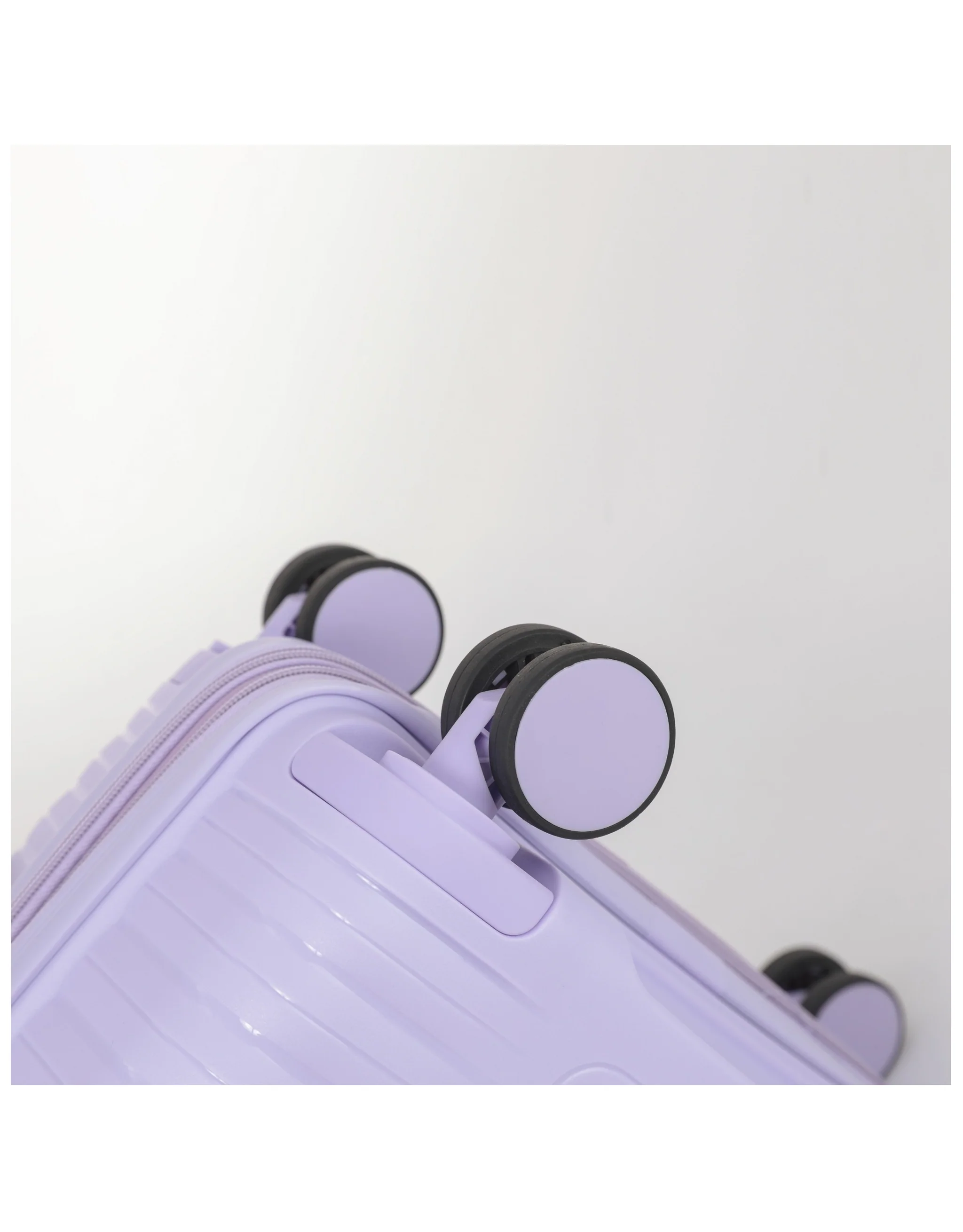Aus Luggage Astro 65cm Medium Hard Suitcase - Light Purple - Image 4