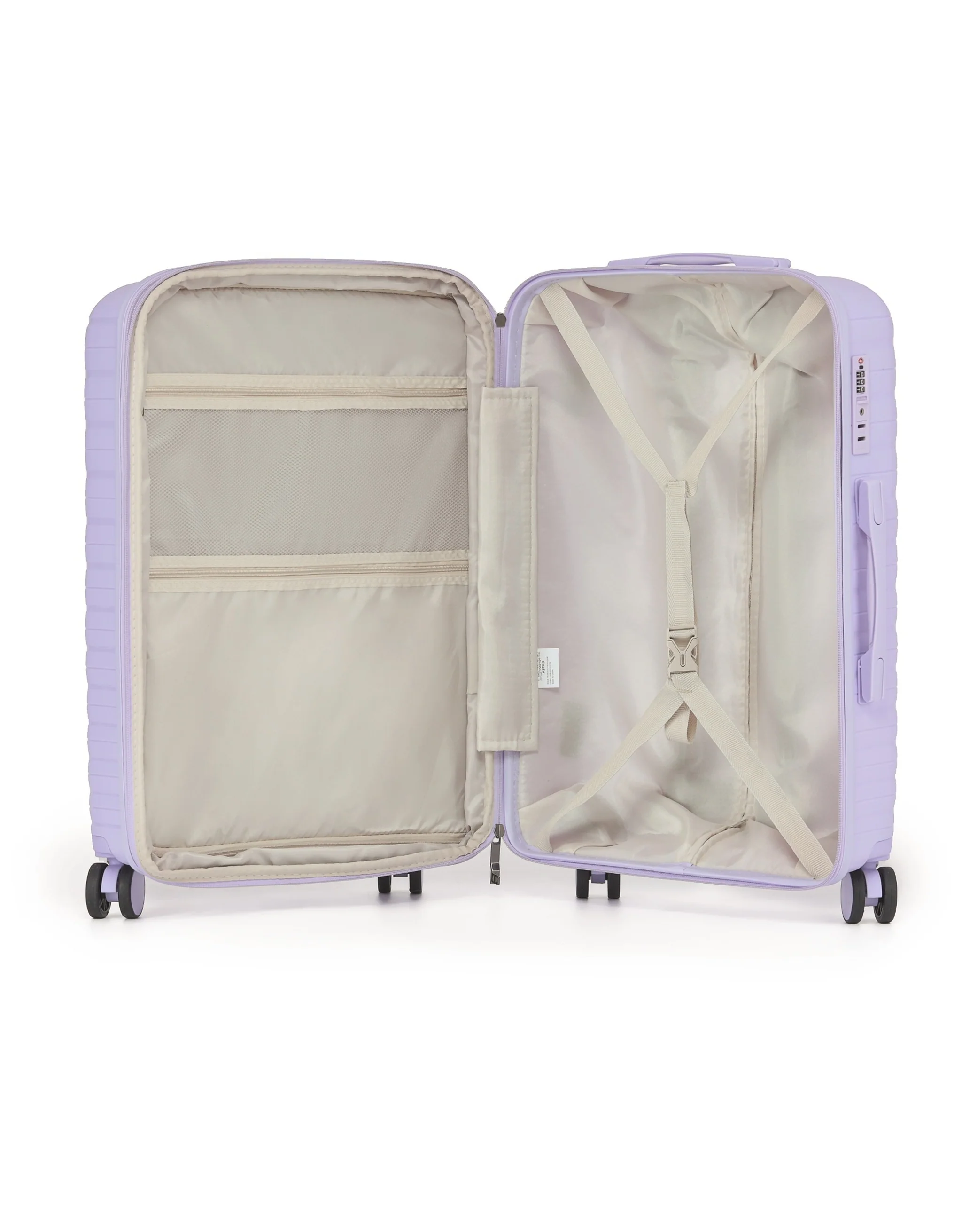 Aus Luggage Astro 75cm Large Hard Suitcase - Light Purple - Image 3