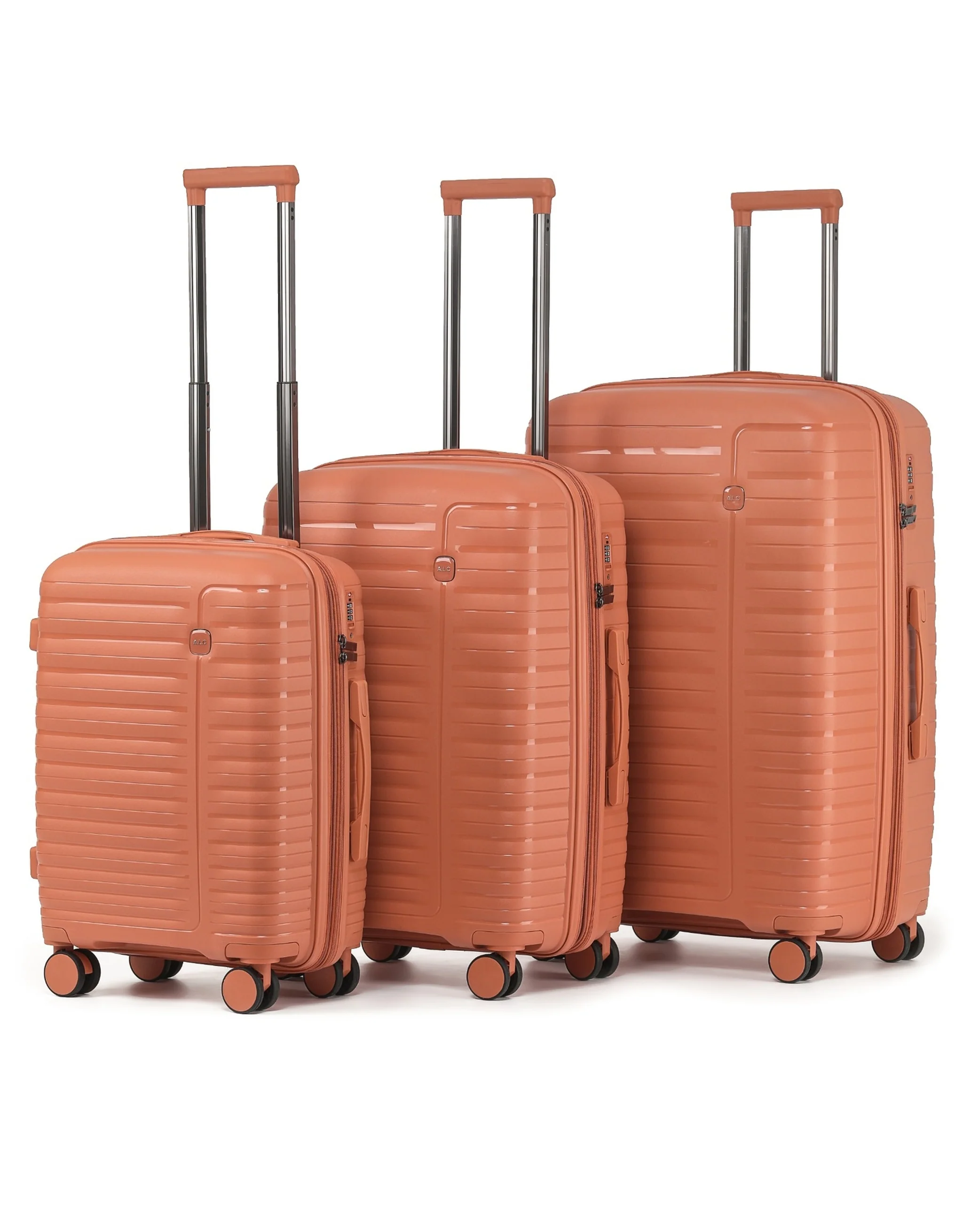 Aus Luggage Astro 55cm Small Hard Carry On - Rust - Image 6