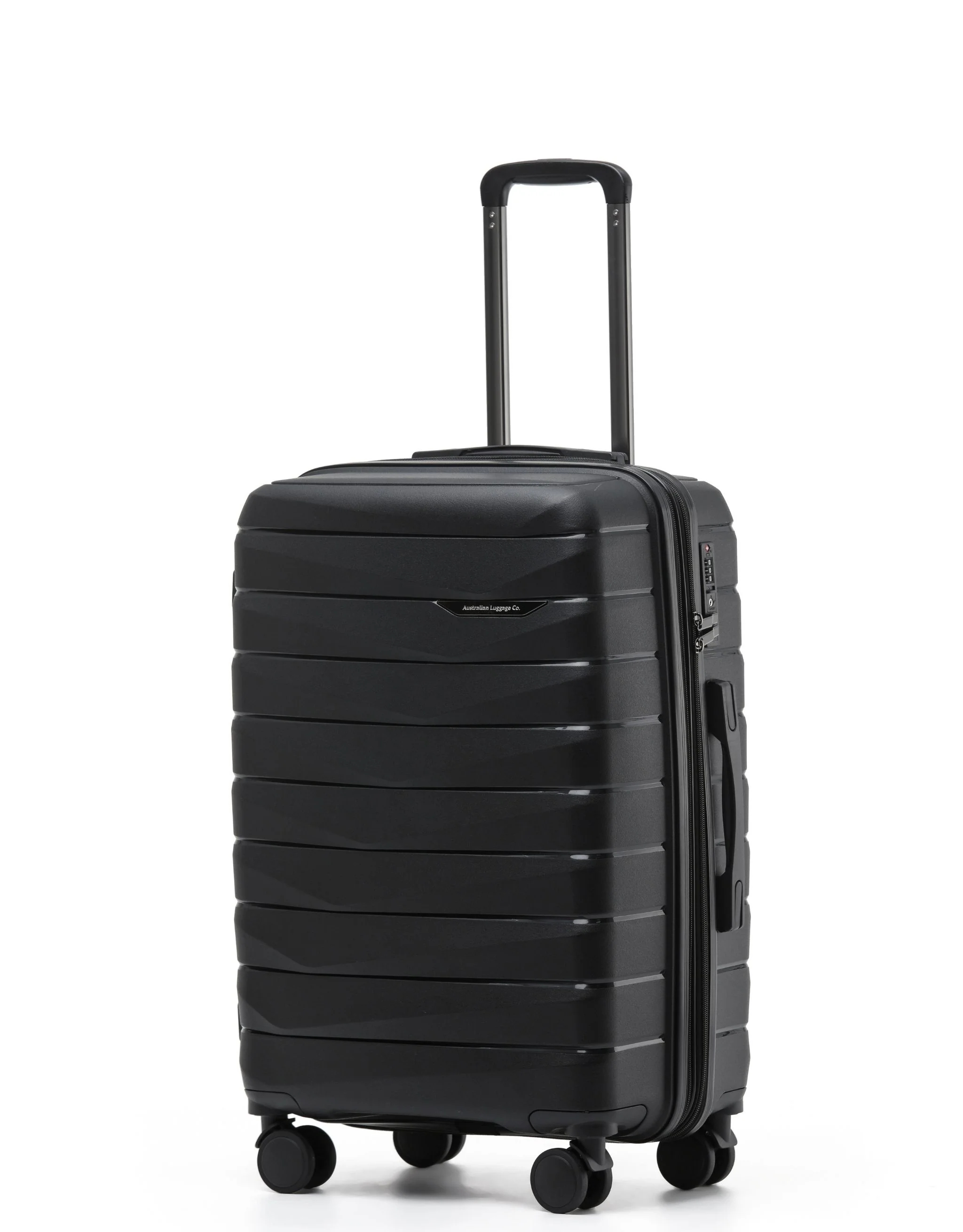 Aus Luggage Pilot Hard Suitcase 2 Piece Set - Black - Image 5