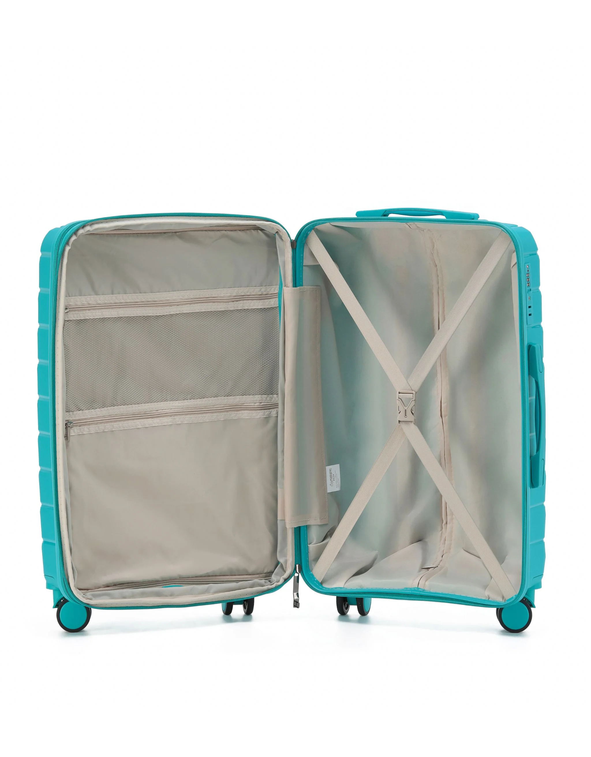 Aus Luggage Pilot 75cm Large Hard Suitcase - Teal - Image 4