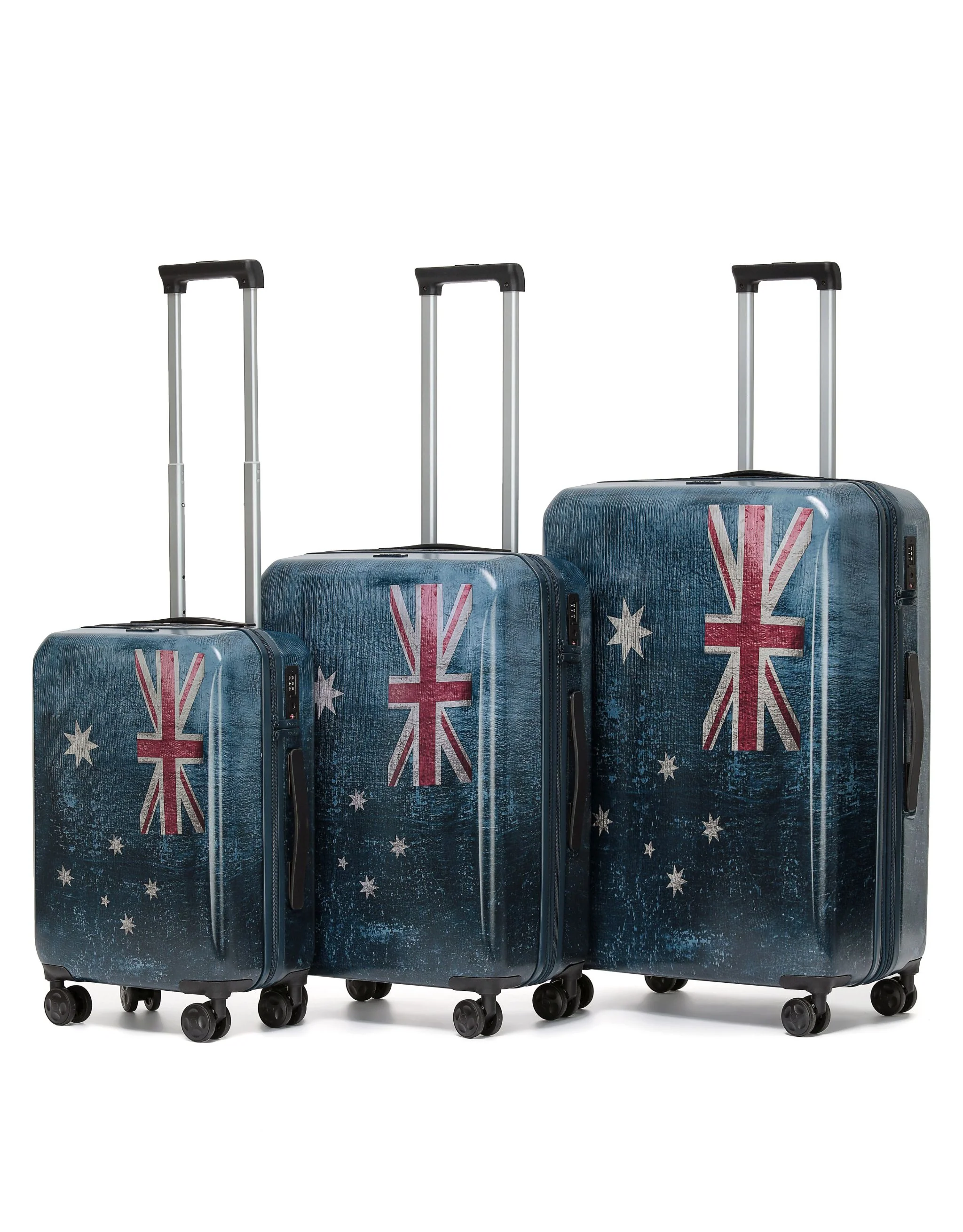 Australiana Hard Suitcase 3 Piece Set