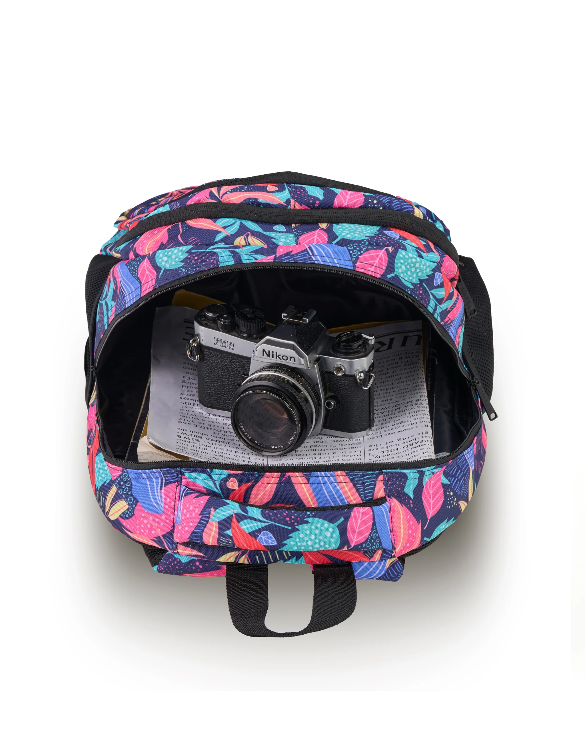 Backpack - Black Tropical - Image 4