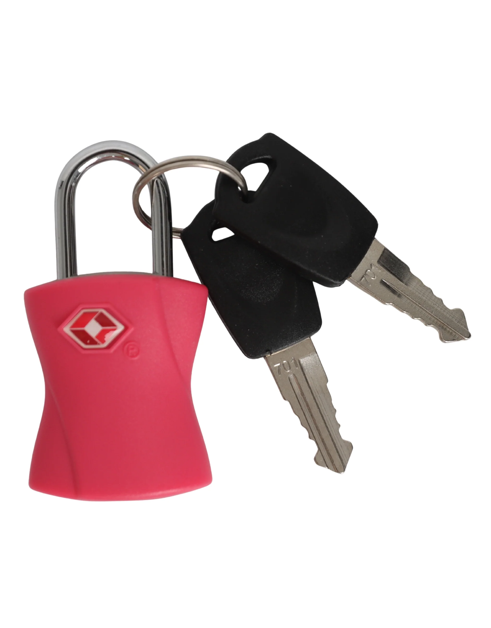 Basic TSA Lock with Key - Pink - Image 2