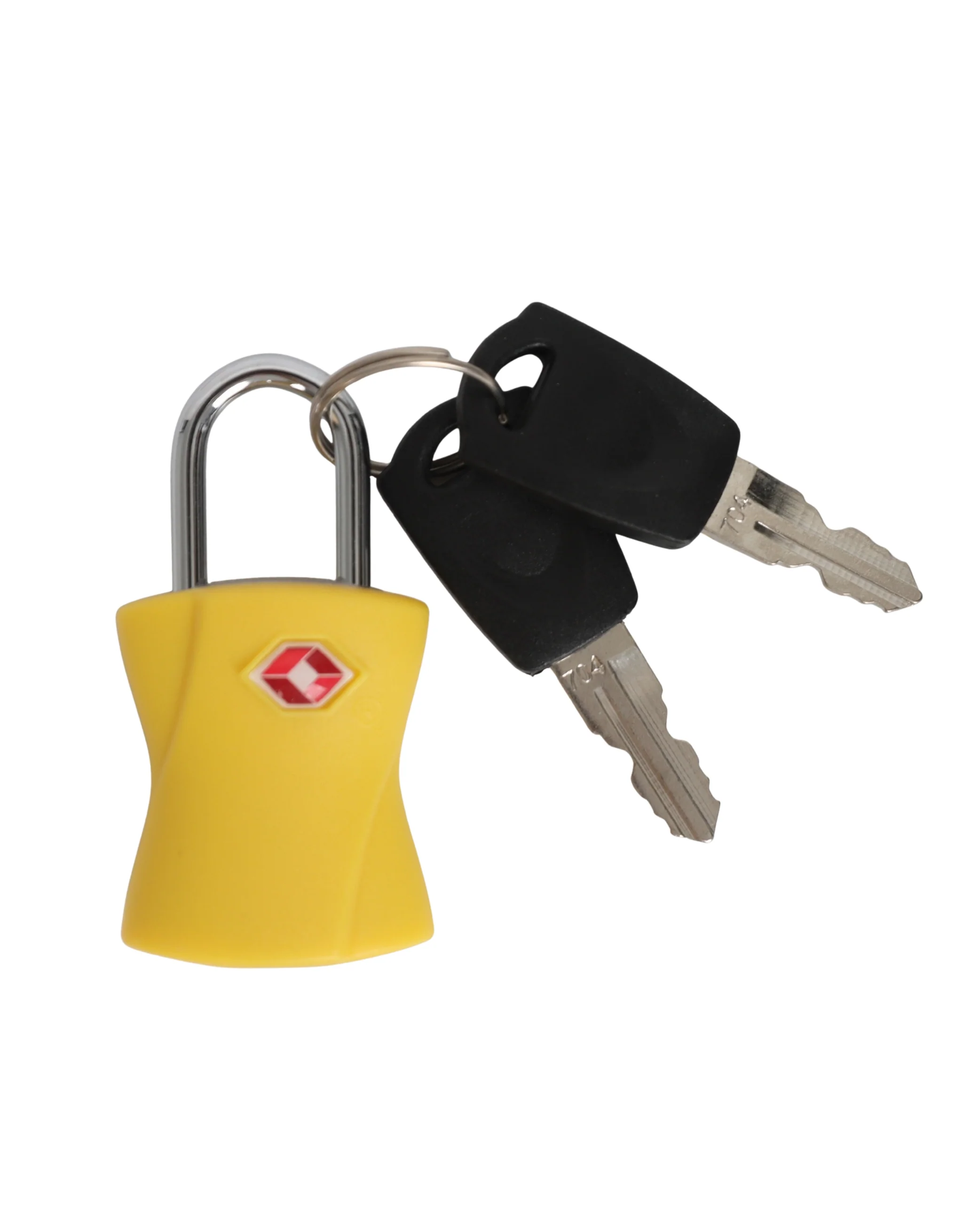 Basic TSA Lock with Key - Yellow - Image 2