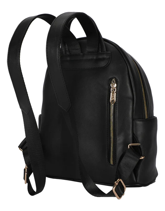 Casual Fashion PU Mickey Backpack - Black - Image 3