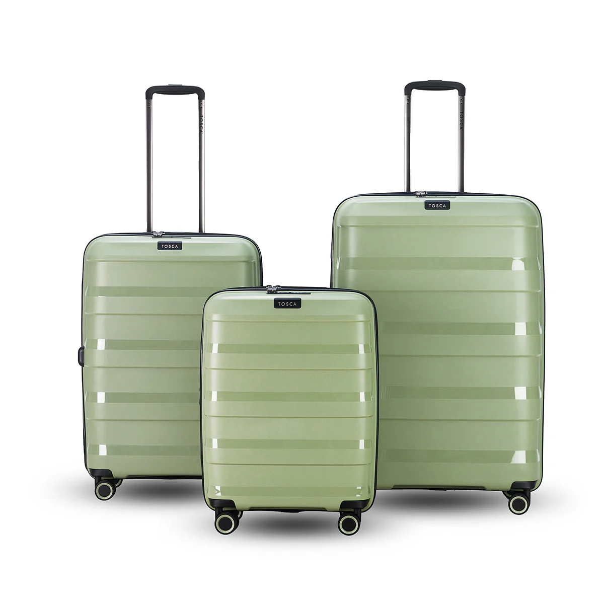 Comet 67cm Medium Hard Trolley Case - Sage Green - Image 5