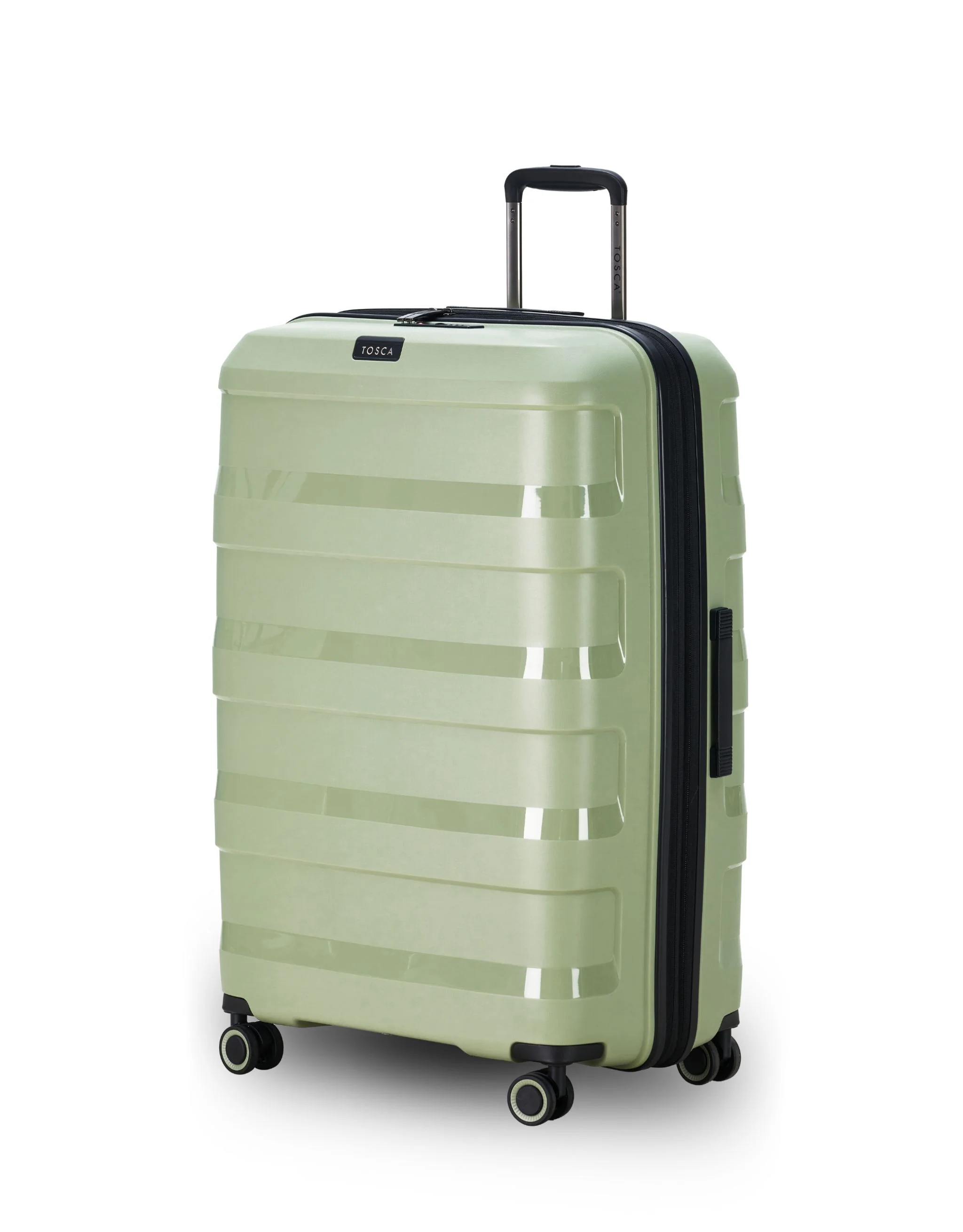 Comet 78cm Large Hard Suitcase - Sage Green