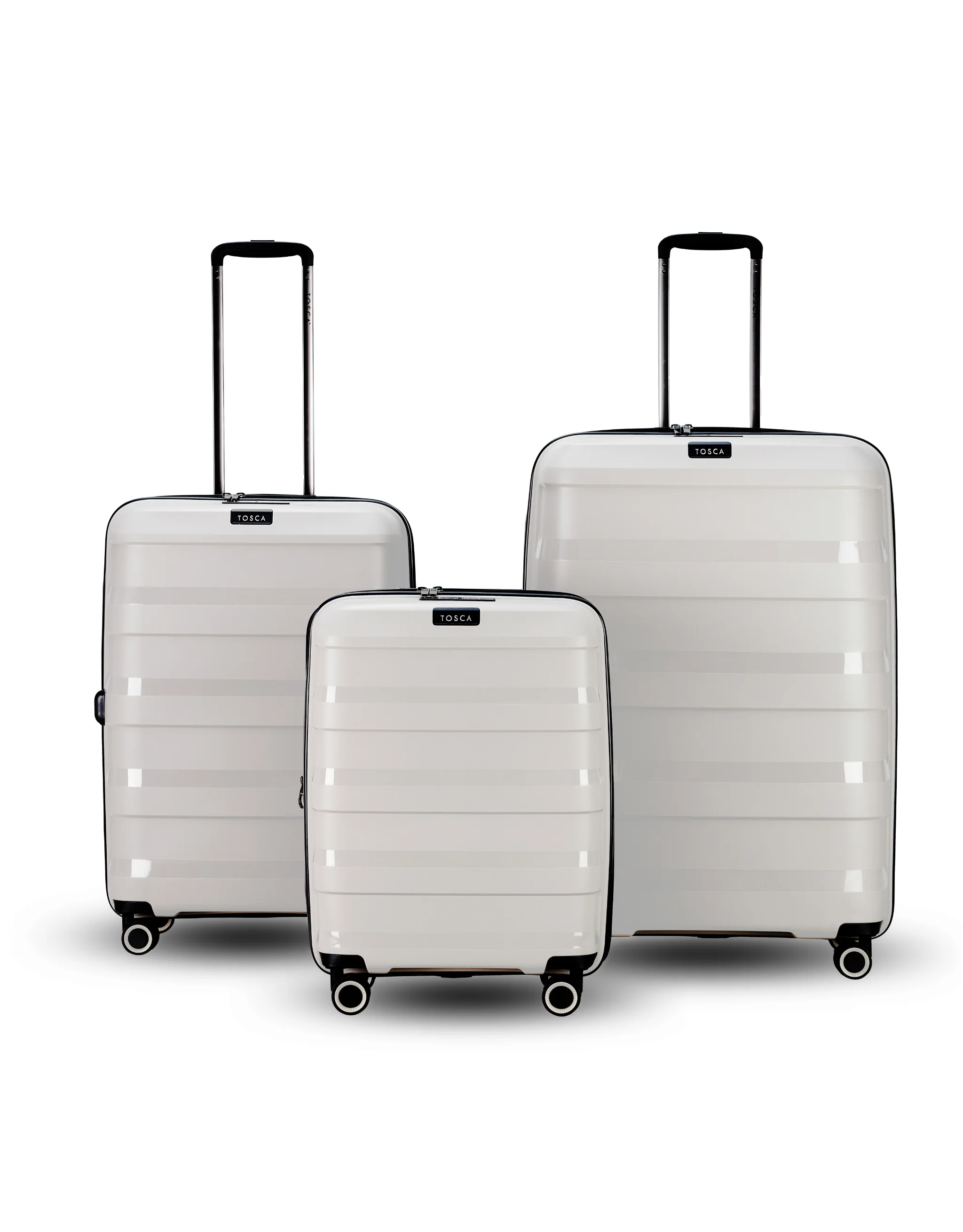 Comet Hard Suitcase 3 Piece Set - Cobblestone
