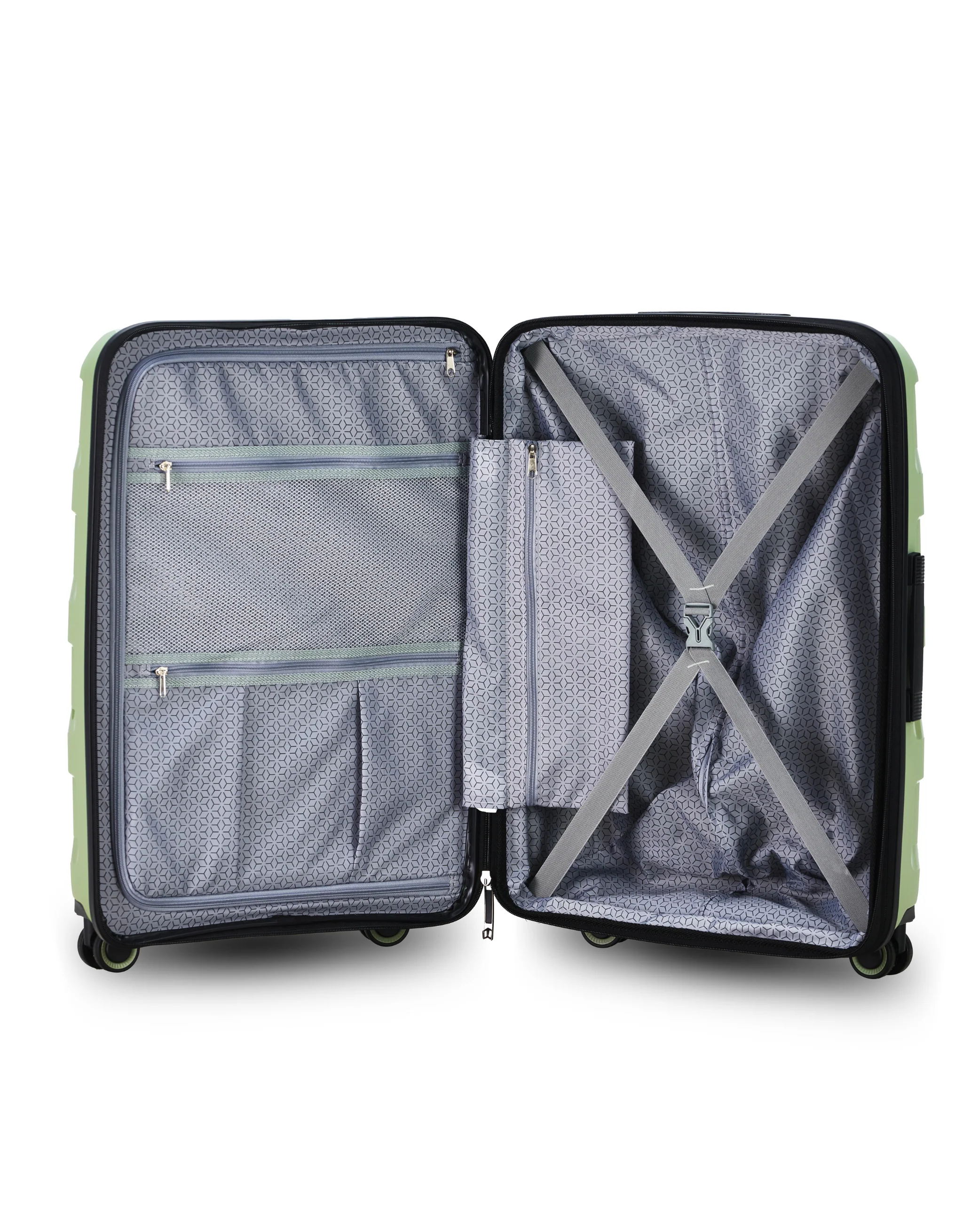 Comet Hard Suitcase 3 Piece Set - Sage - Image 5