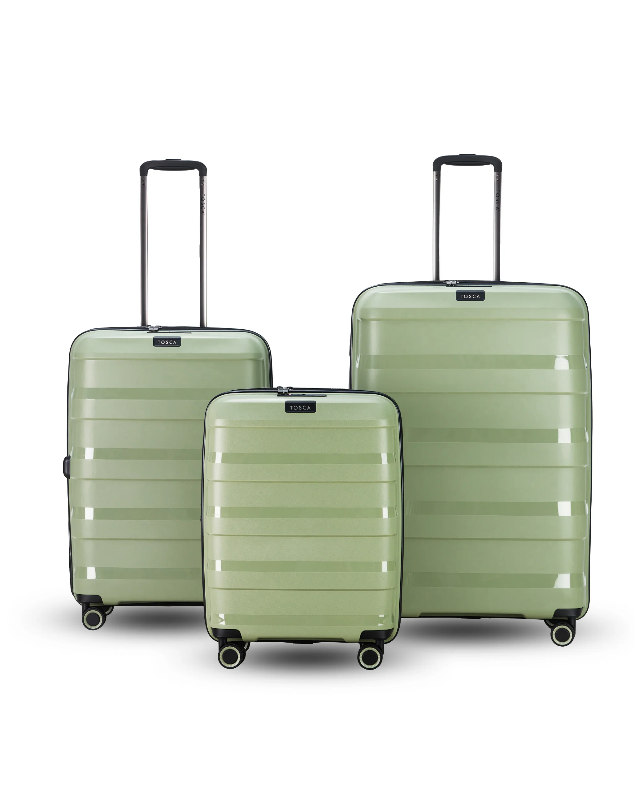 Comet 55cm Small Hard Carry On - Sage Green - Image 6