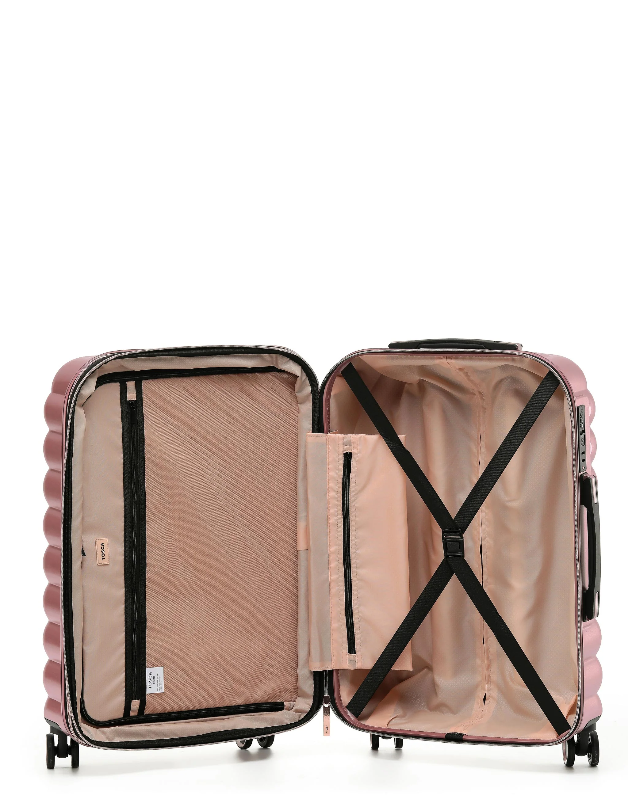 Como 67cm Medium Hard Suitcase - Rose Gold - Image 5