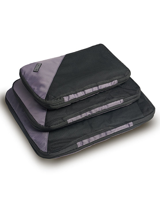 Compression Packing Cube Bundle (Set of 6) Black / Grey