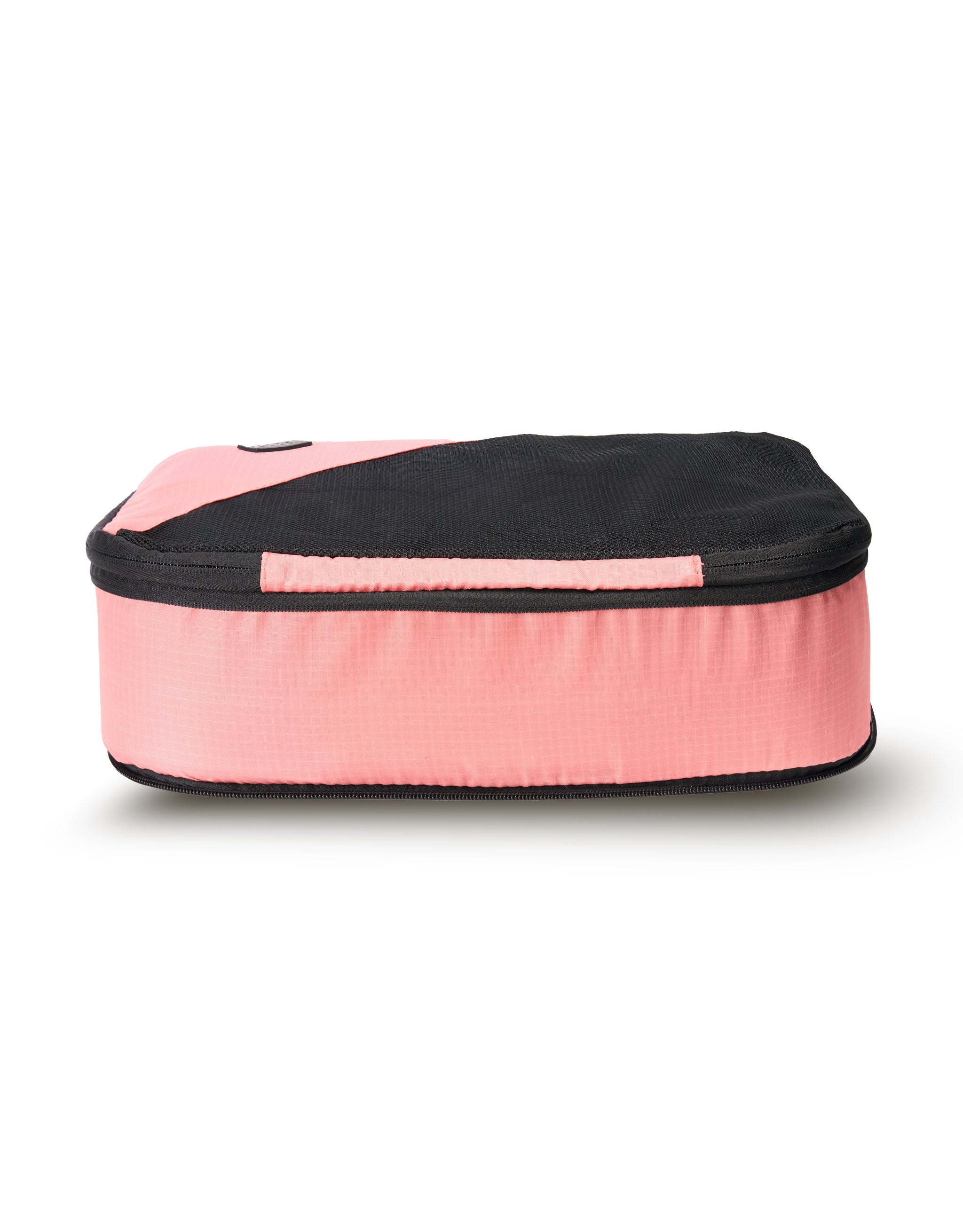 Small Compression Packing Cube Pack (x2) Coral / Black - Image 2