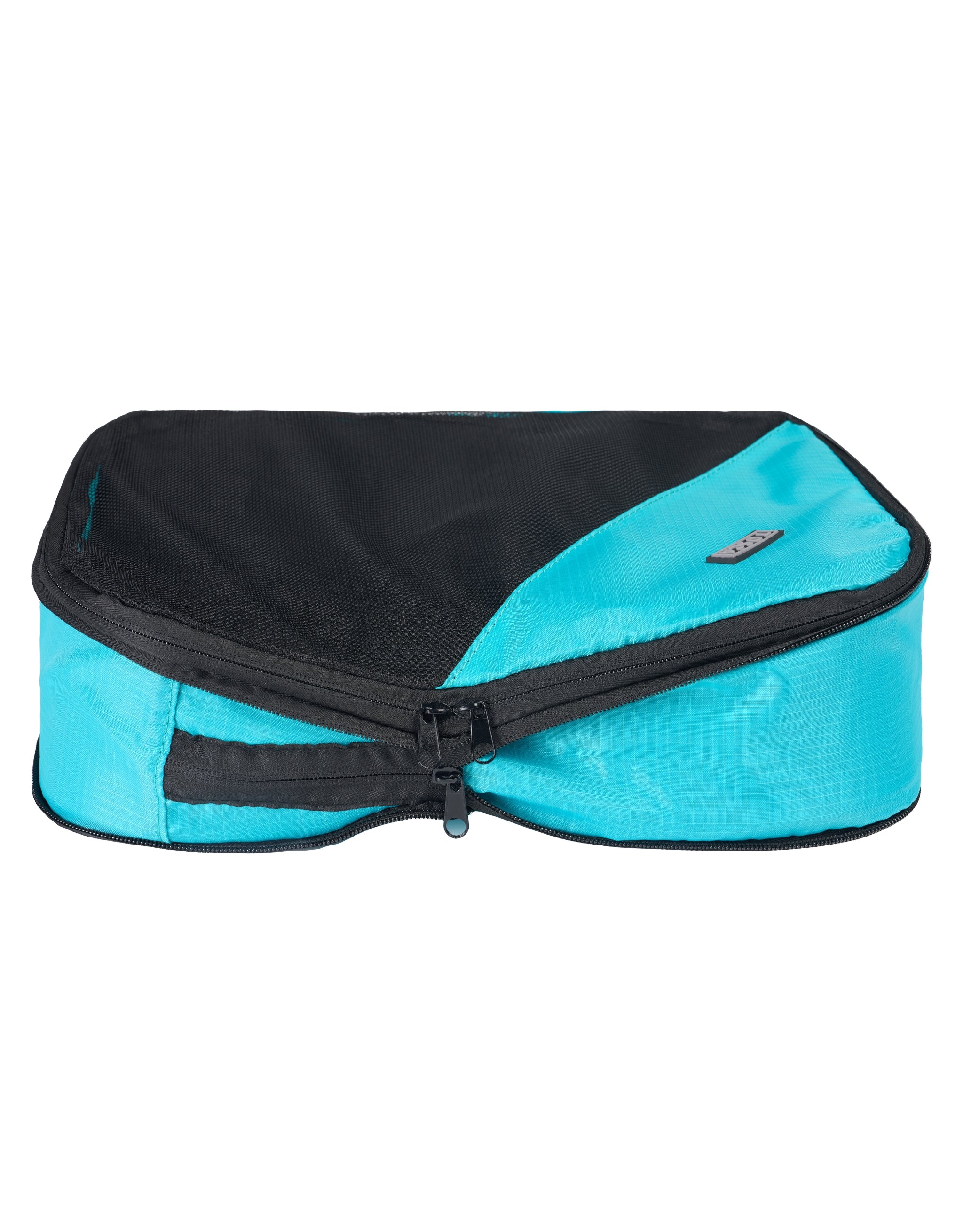 Medium Compression Packing Cube Pack (x2) Teal / Black - Image 3
