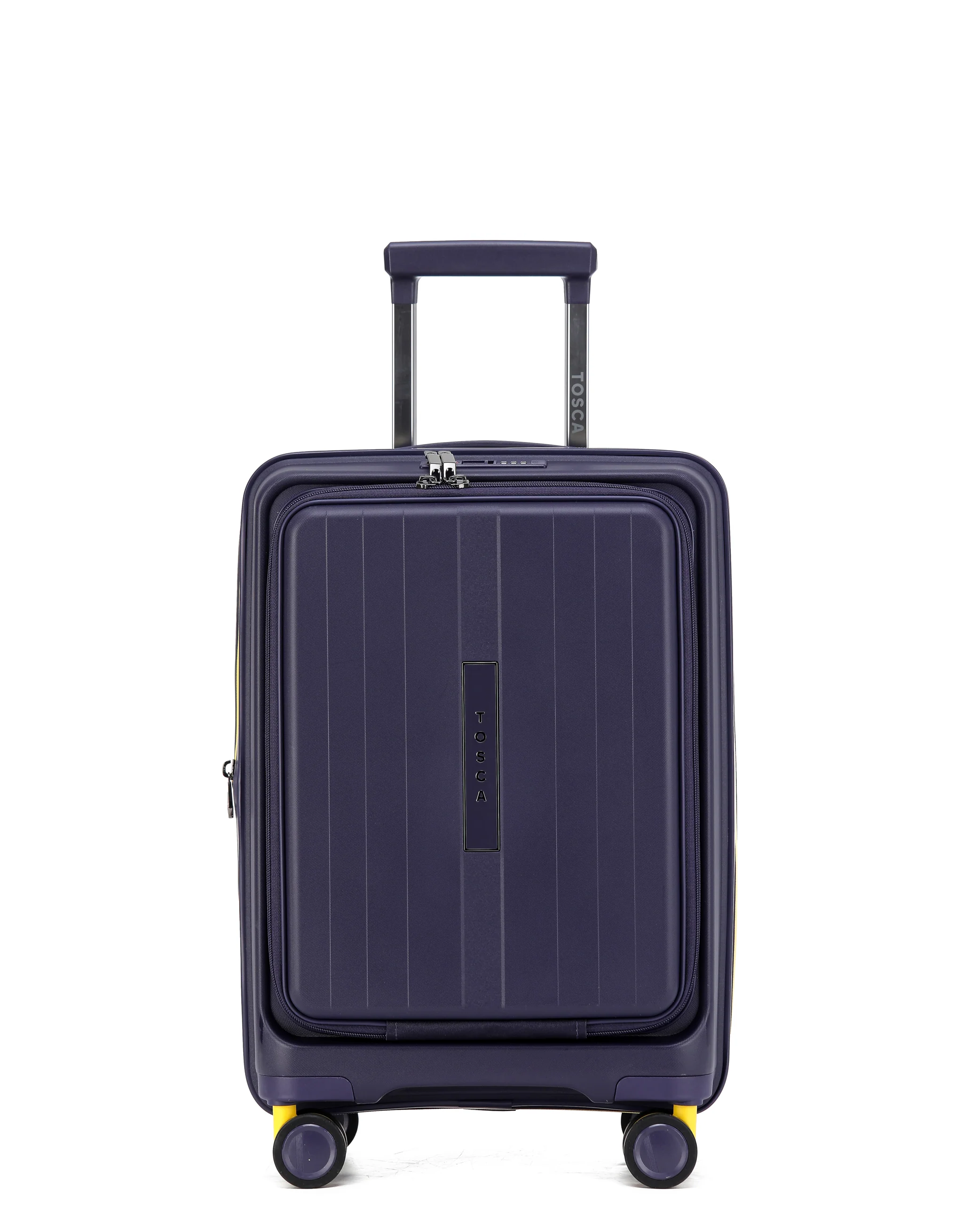 Cruiser 53cm Small Front Opening Hard Suitcase Carry On - Purple - Image 2