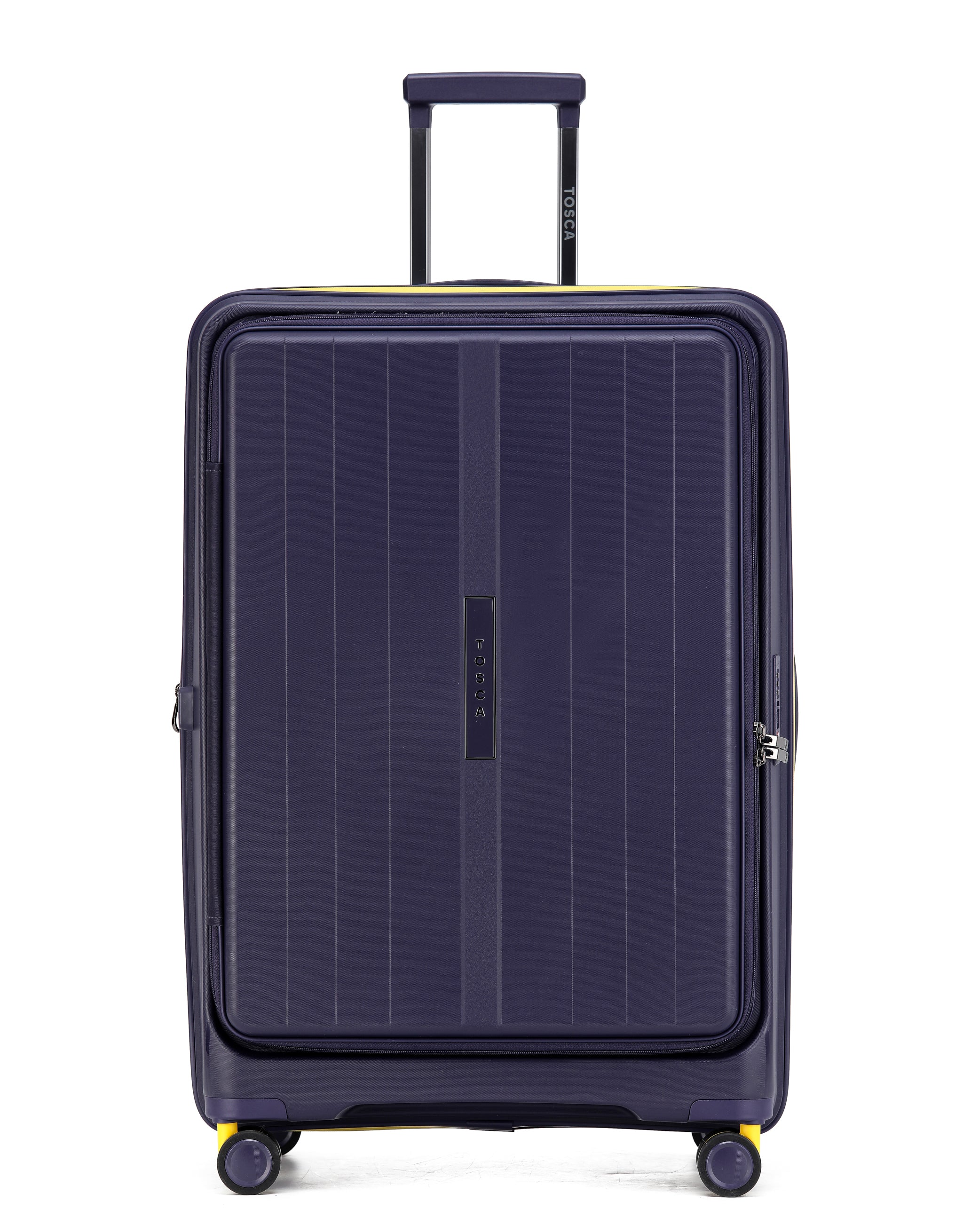 Cruiser 77cm Large Front Opening Hard Suitcase - Purple - Image 2