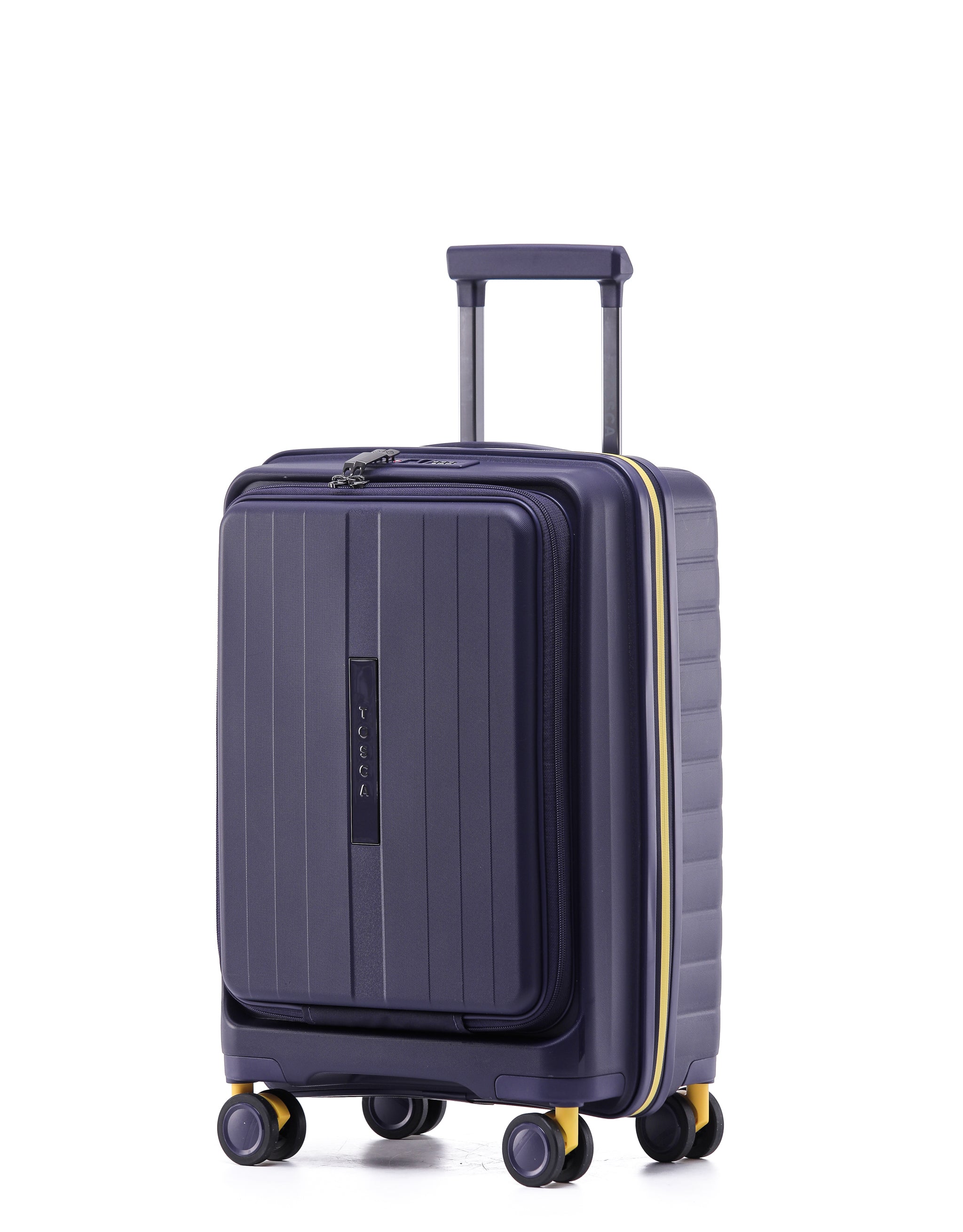 Cruiser 53cm Small Front Opening Hard Suitcase Carry On - Purple