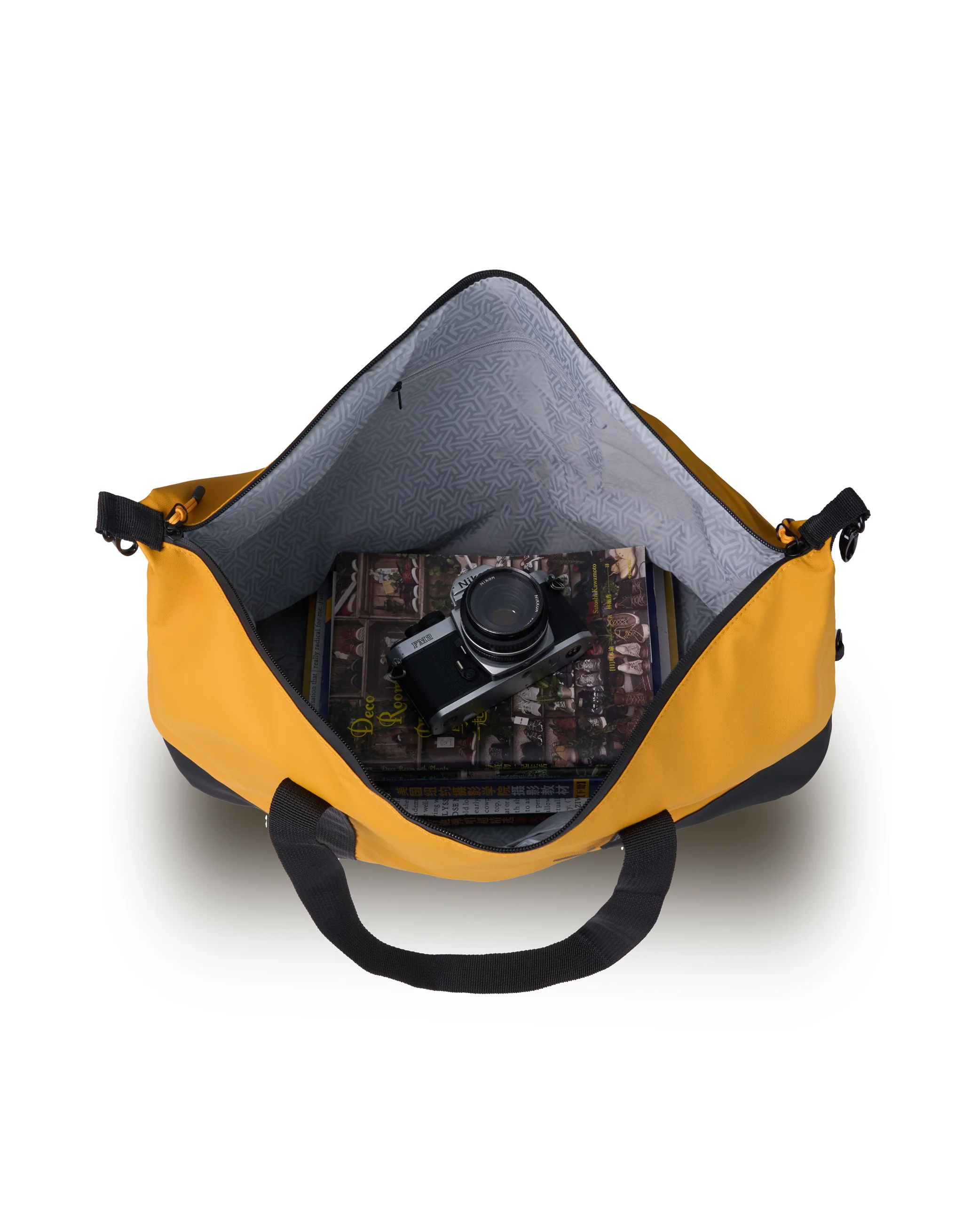 Delta 48cm Large Tote Bag - Yellow - Image 2