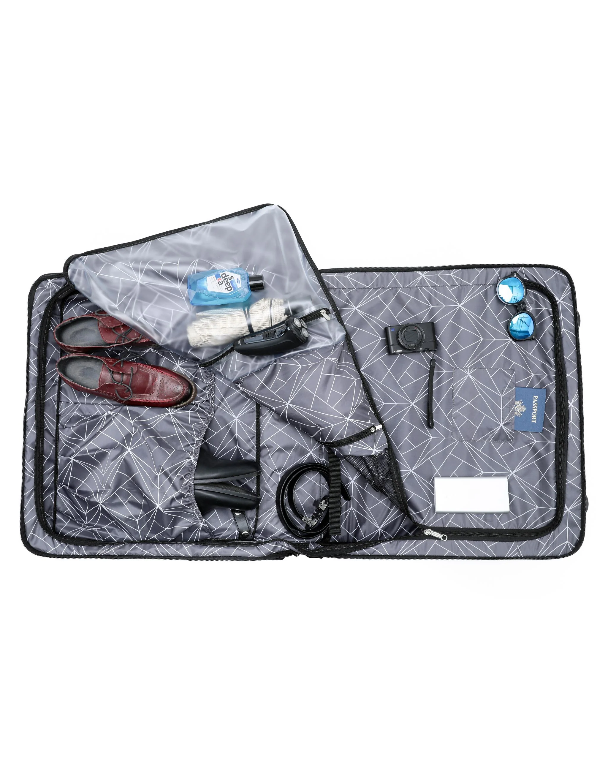 Deluxe Wheeled Garment Bag - Black - Image 4