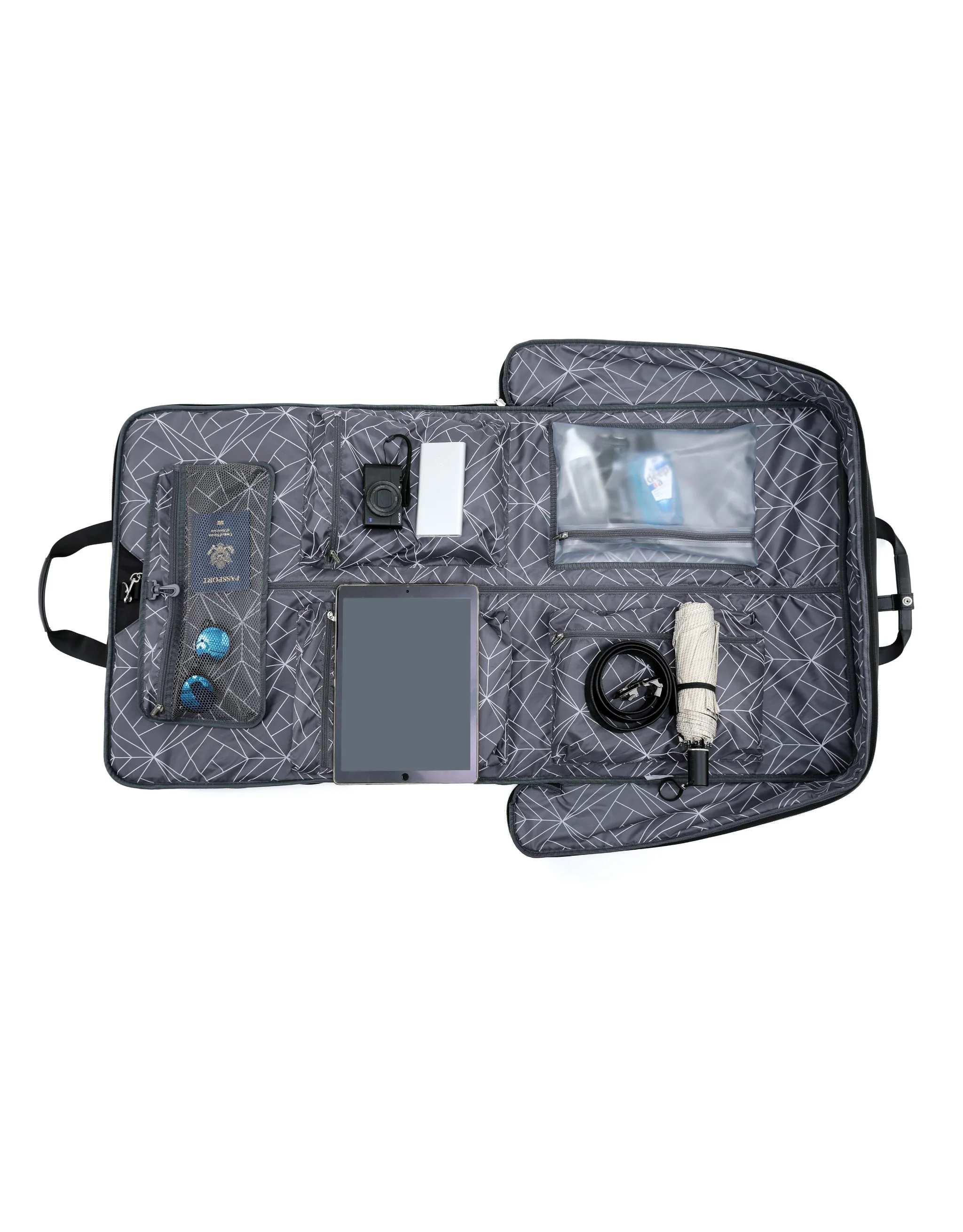 Deluxe Garment Bag - Black - Image 5
