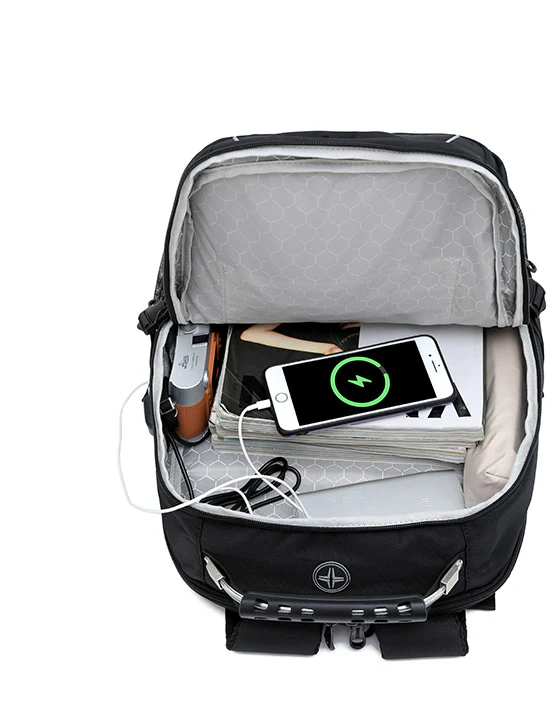 Deluxe Laptop Backpack - Black Stitch - Image 4