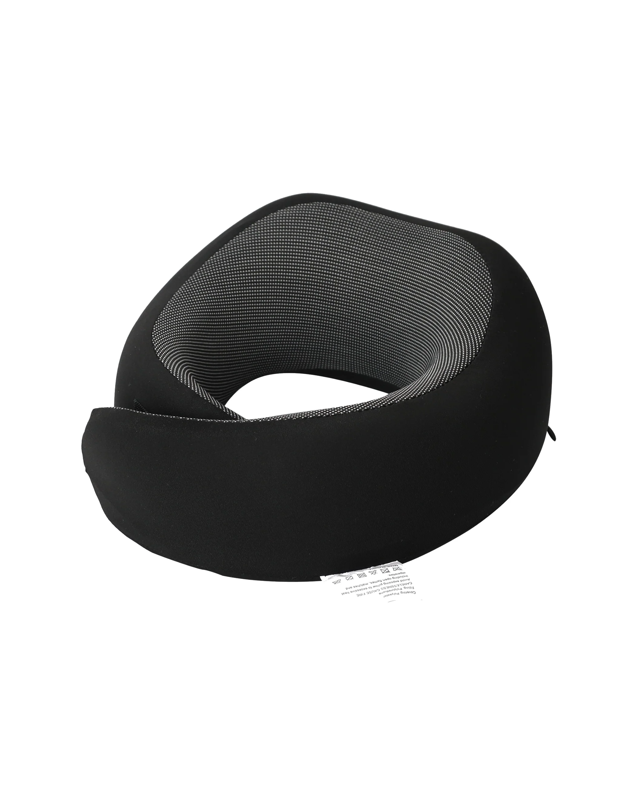 Deluxe Wrap Around Memory Foam Neck Cushion - Black - Image 3