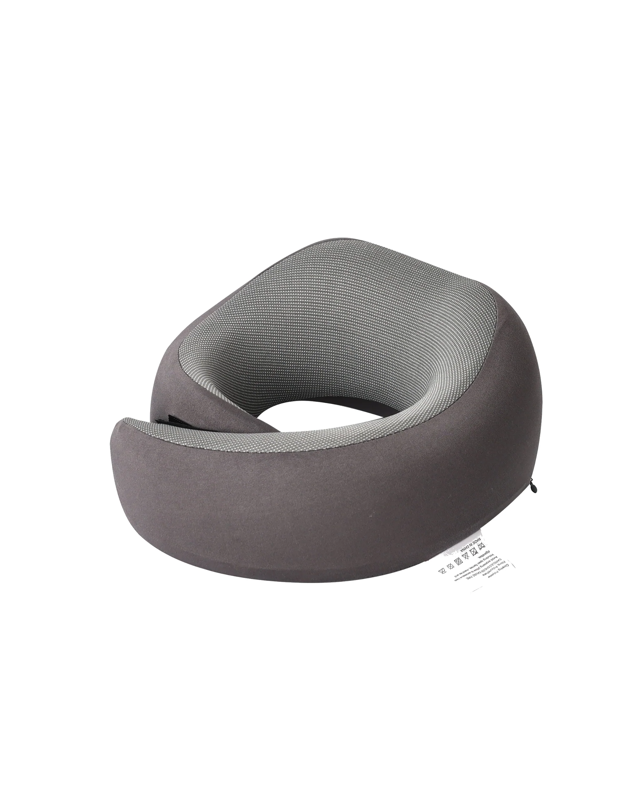 Deluxe Wrap Around Memory Foam Neck Cushion - Grey - Image 3