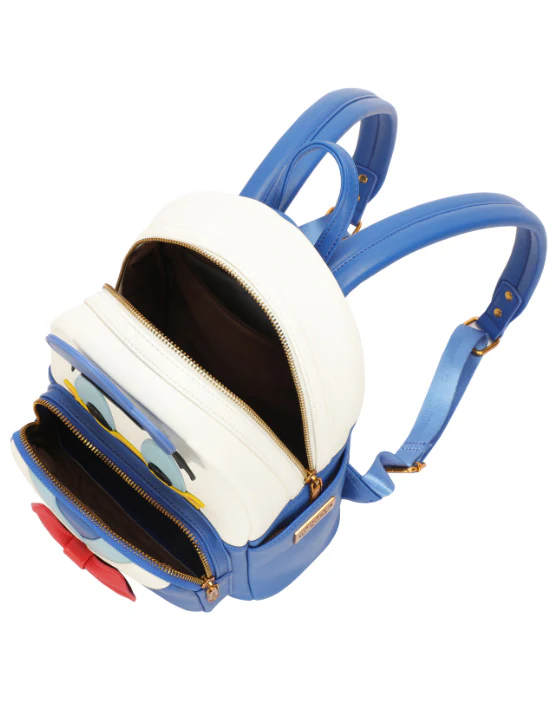 Disney Donald Duck PU Leather Fashion Backpack - Blue - Image 3