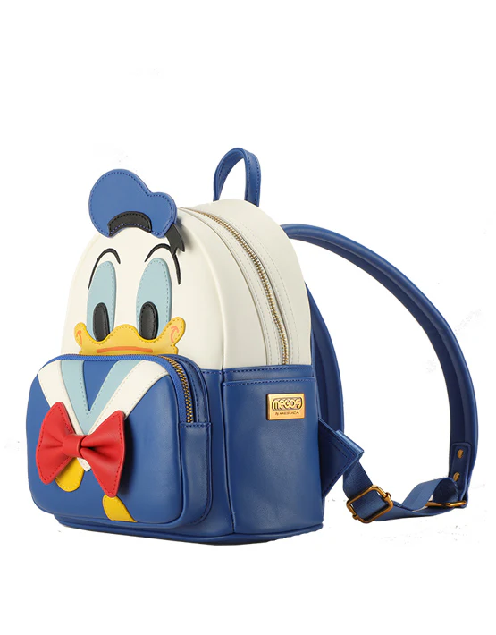 Disney Donald Duck PU Leather Fashion Backpack - Blue - Image 4