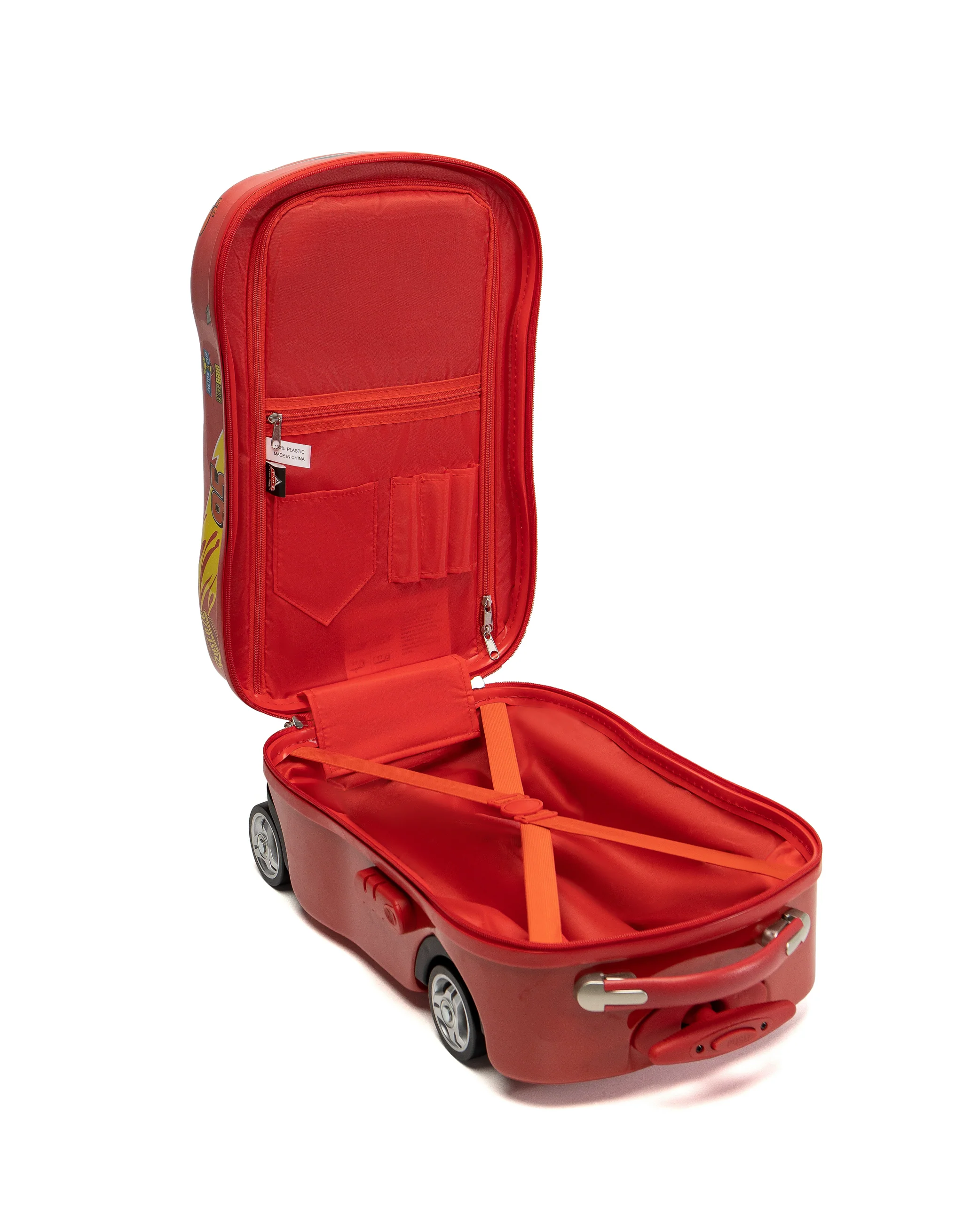 Disney Lightning McQueen 50cm Small Hard Carry On - Red - Image 4