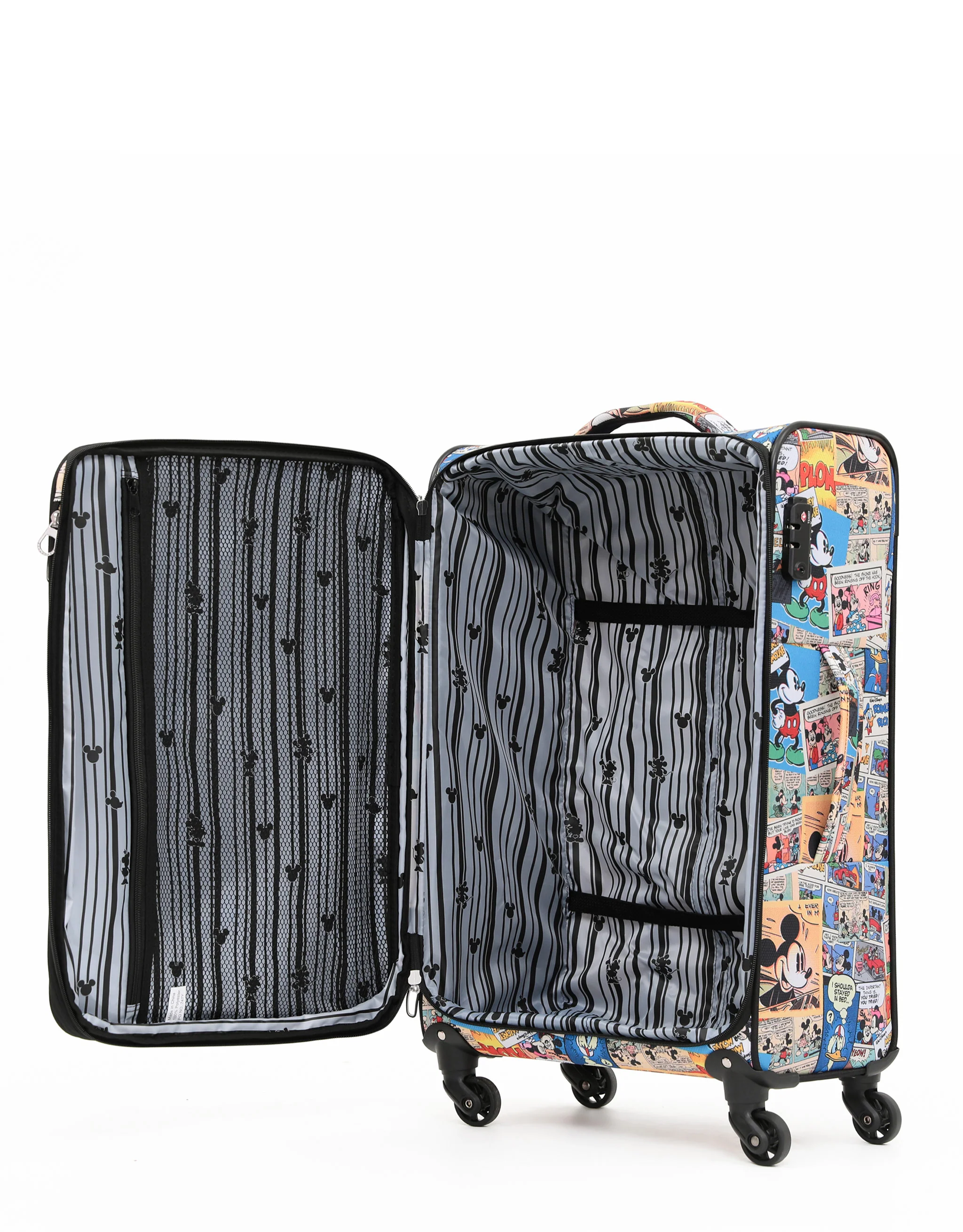 Disney Mickey Mouse Comic 25" Medium Soft Suitcase - Multi - Image 3