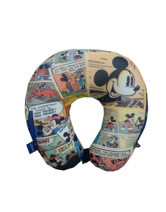 Disney Mickey Mouse Comic Micro Bead Neck Cushion - Multi