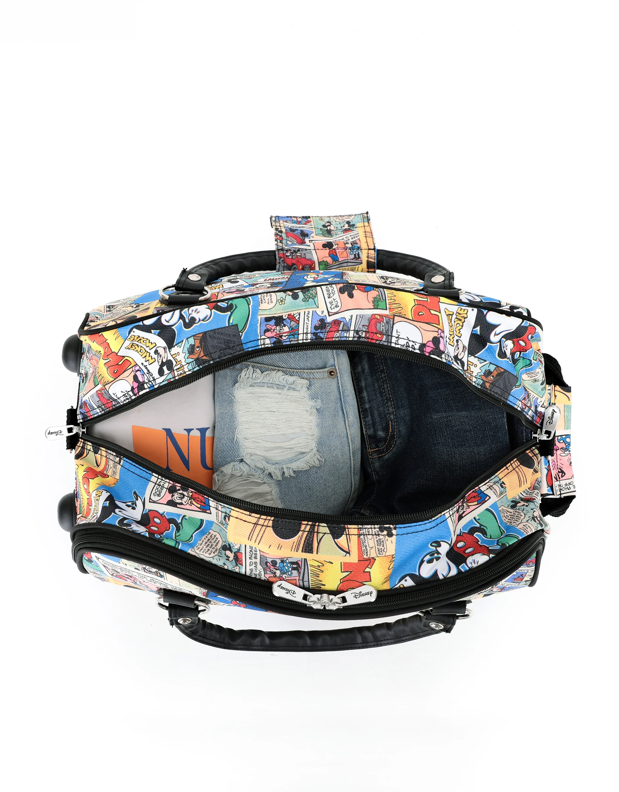 Disney Mickey Mouse Comic Wheel Bag - Multi - Image 4