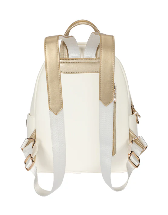 Disney Mickey Mouse PU Leather Fashion Backpack - White - Image 2