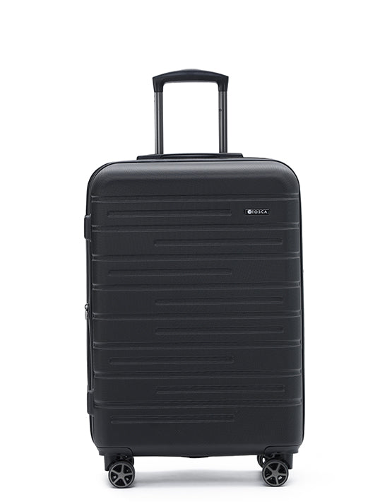 Elite 64cm Medium Hard Suitcase - Black