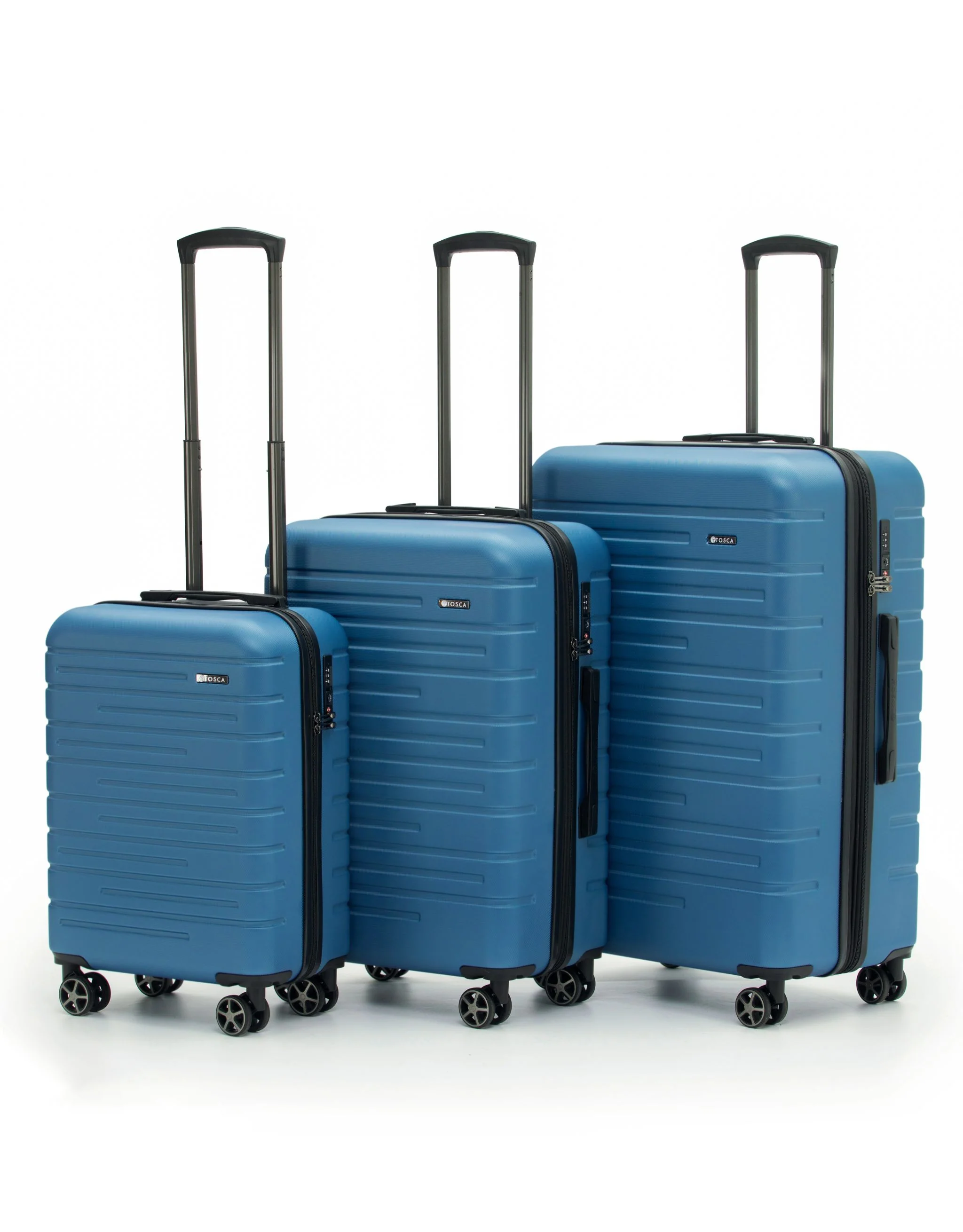 Elite 74cm Large Hard Suitcase - Blue - Image 5