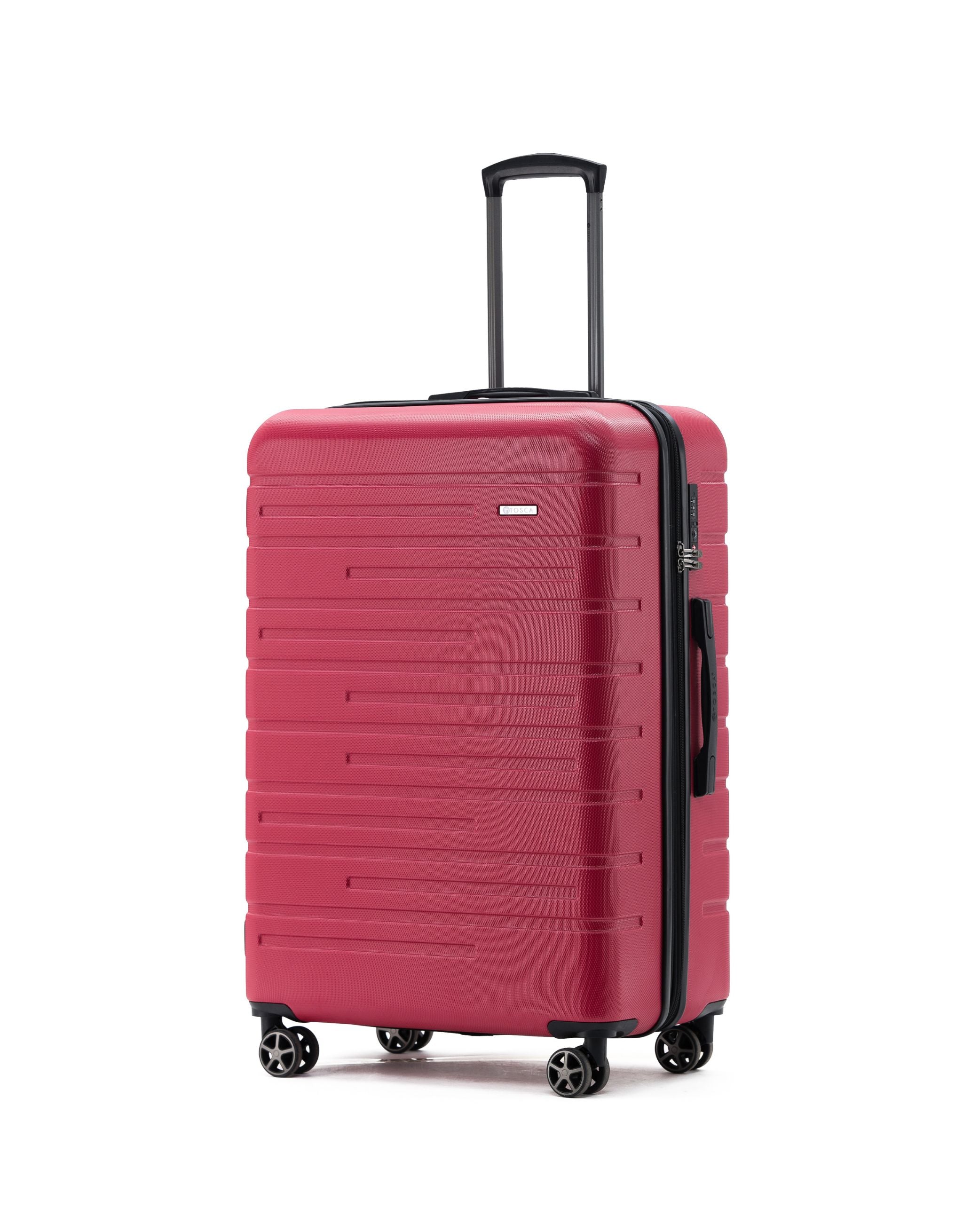 Elite 74cm Large Hard Suitcase - Red - Image 2