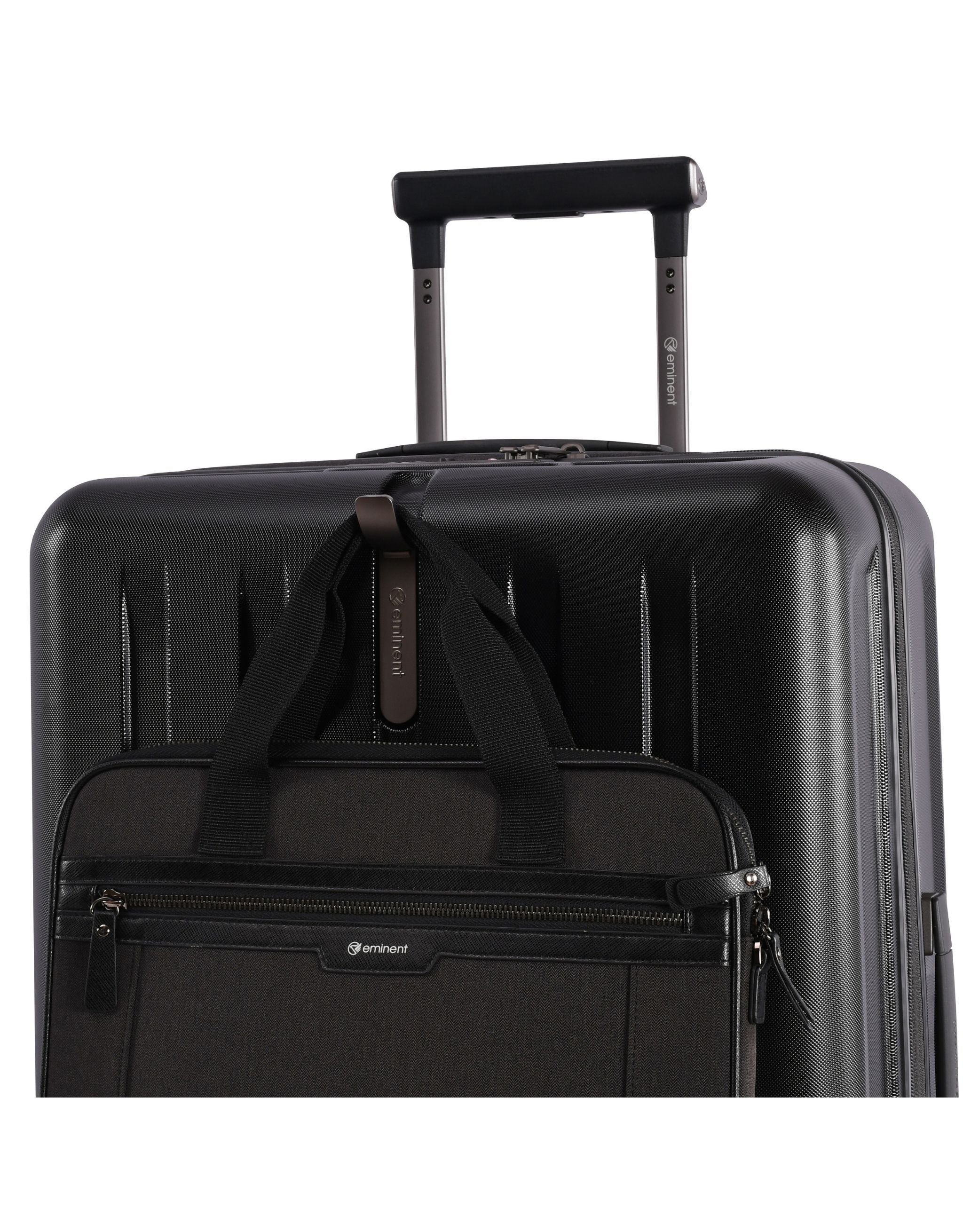 Eminent Kapstadt 77cms Large Hard Suitcase - Black - Image 11